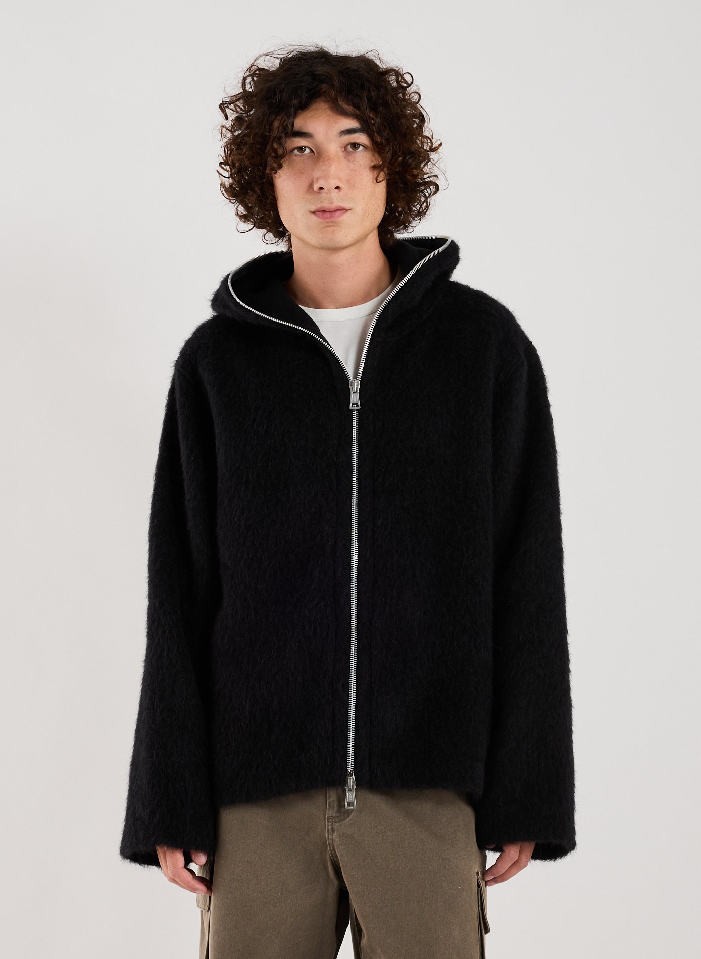 Hoodie à capuche en laine  OUR LEGACY Noir