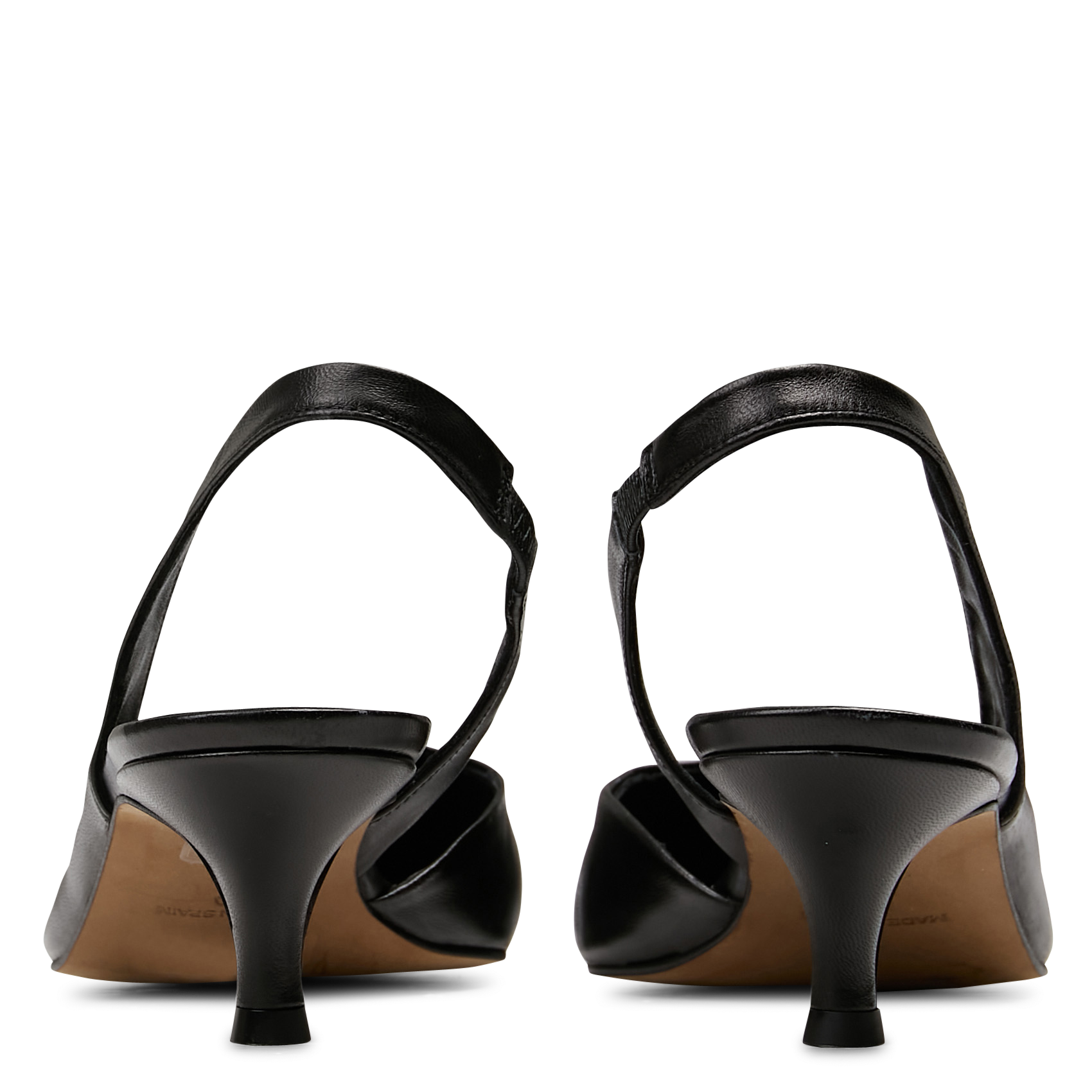 Escarpins pointus à bride en cuir vadim MAISON 123 Noir