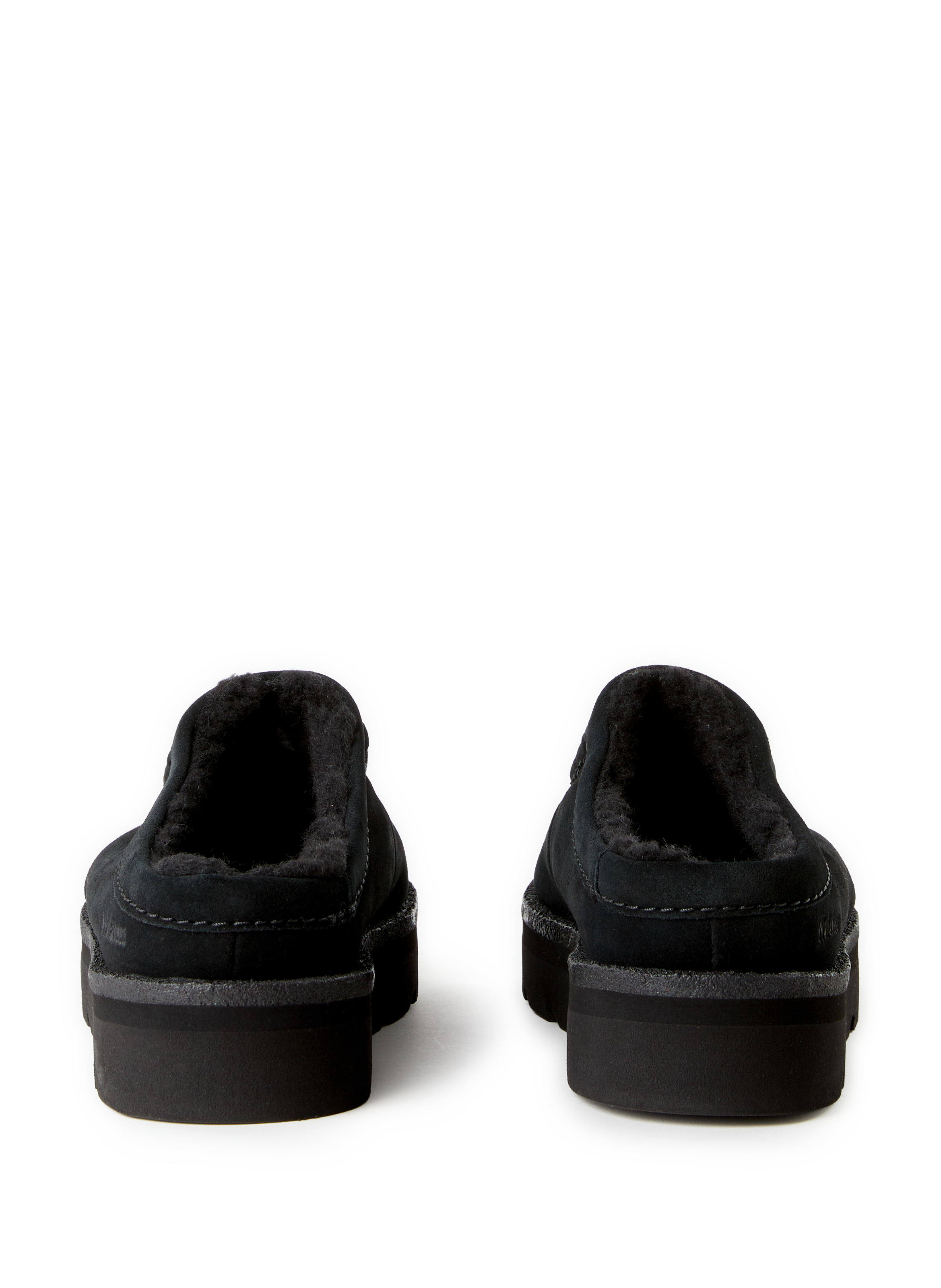 Mules en cuir CLARKS Noir