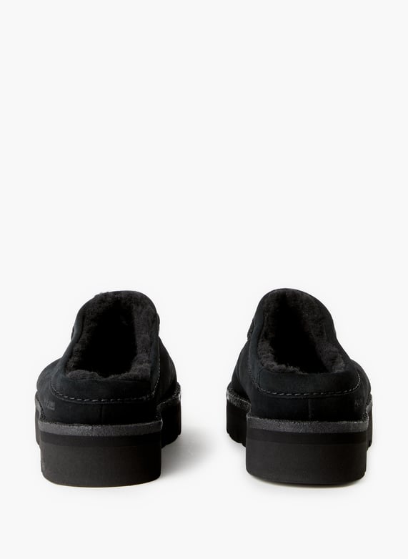 Chaussures à enfiler en cuir noir Magnanni à bout carré pour hommes taille 9,5 M Chaussures à enfiler en cuir noir Magnanni à bout carré pour hommes taille 9,5 M