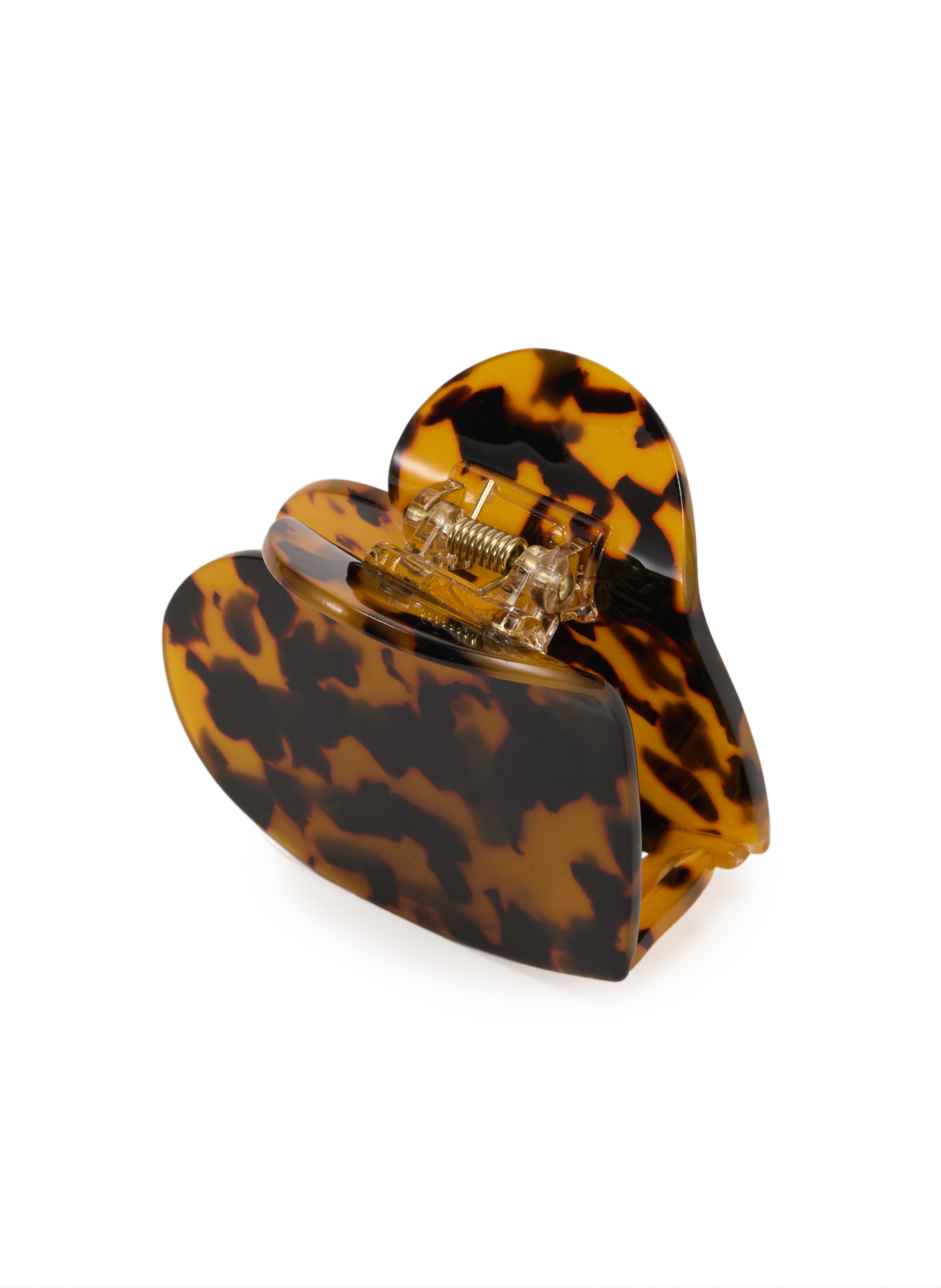Heart-shaped hair clip AU PRINTEMPS PARIS Brown