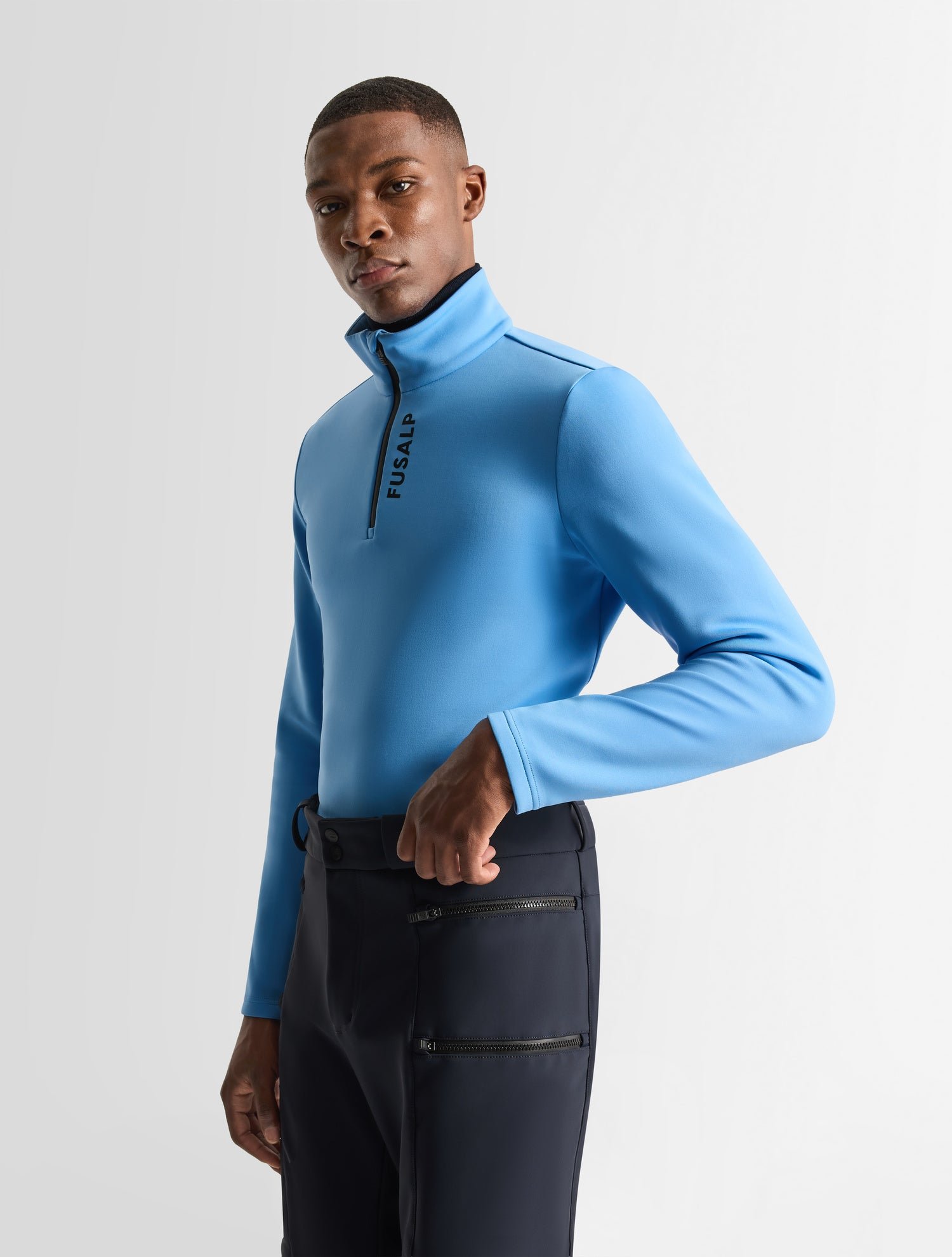 Sous pull timothy col montant coupe regular FUSALP Bleu