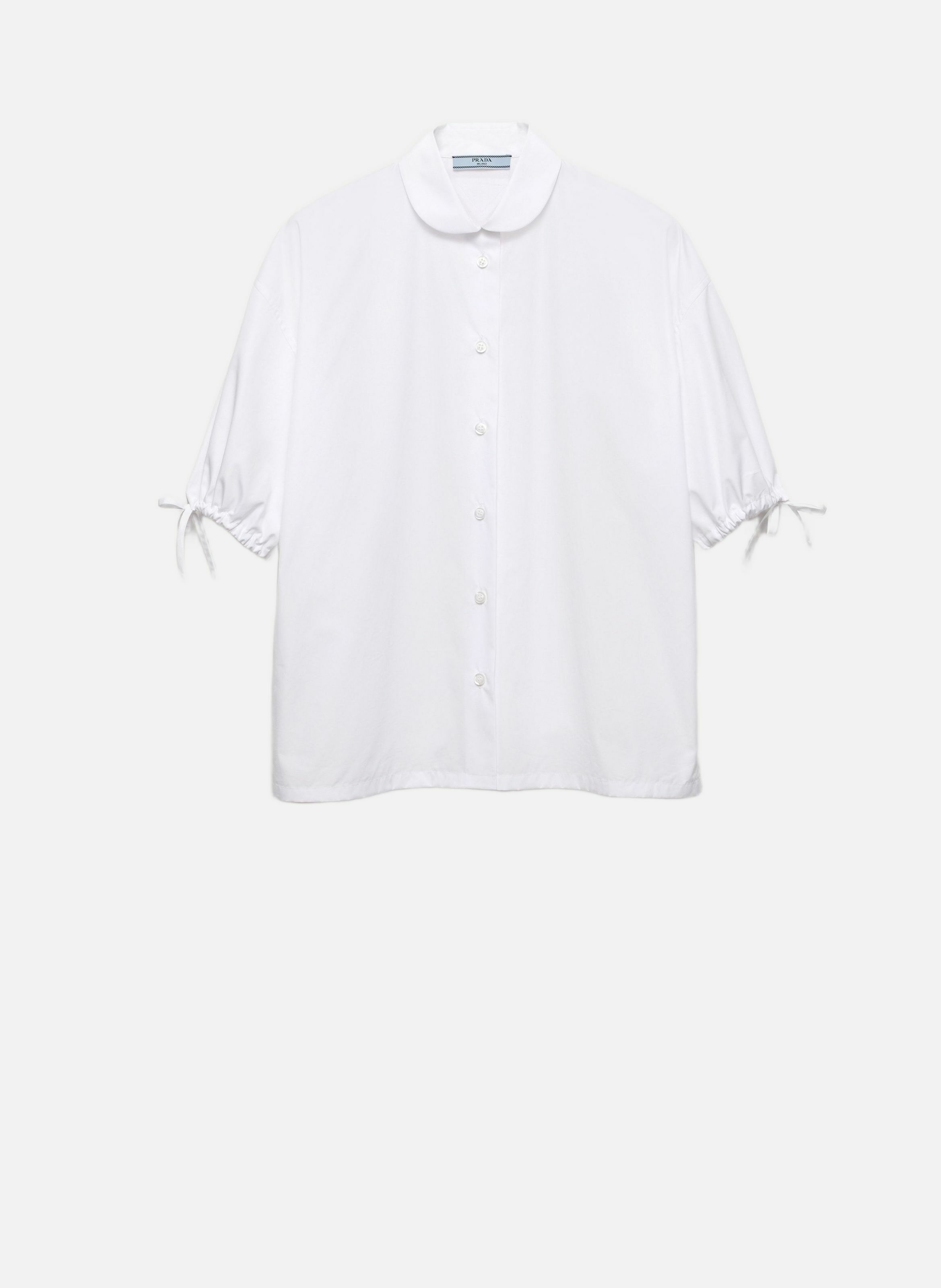 Chemise en popeline PRADA Blanc