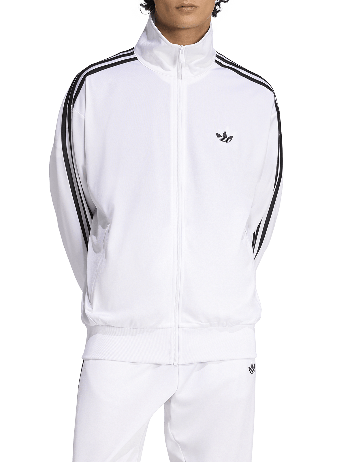 Veste Firebird à col montant ADIDAS White