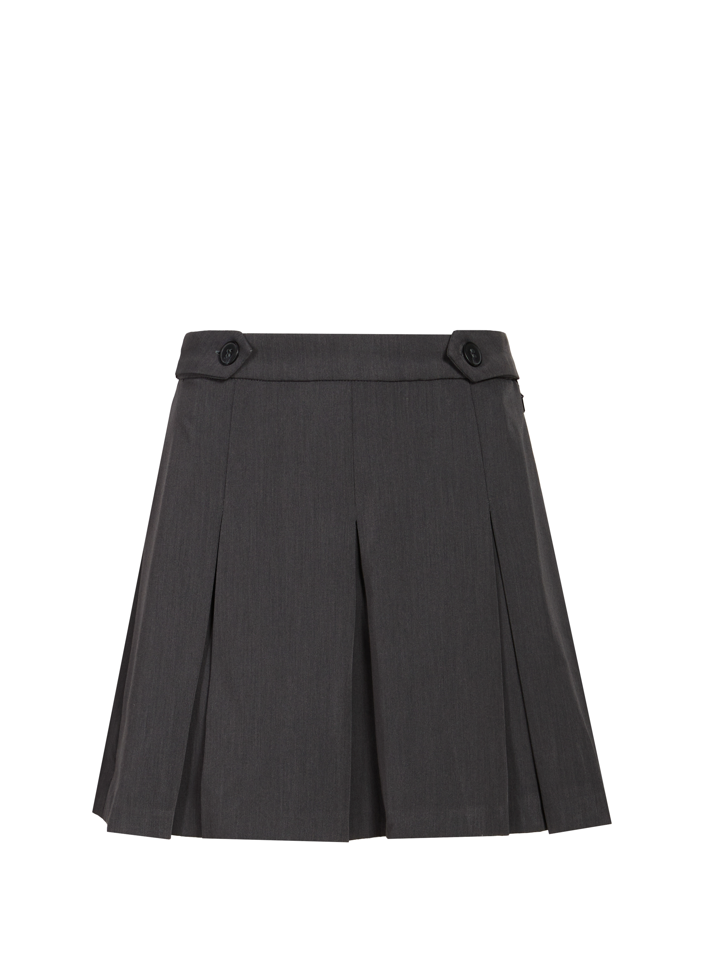 Pleated Mini Skirt Tstalia TOPSHOP Grey