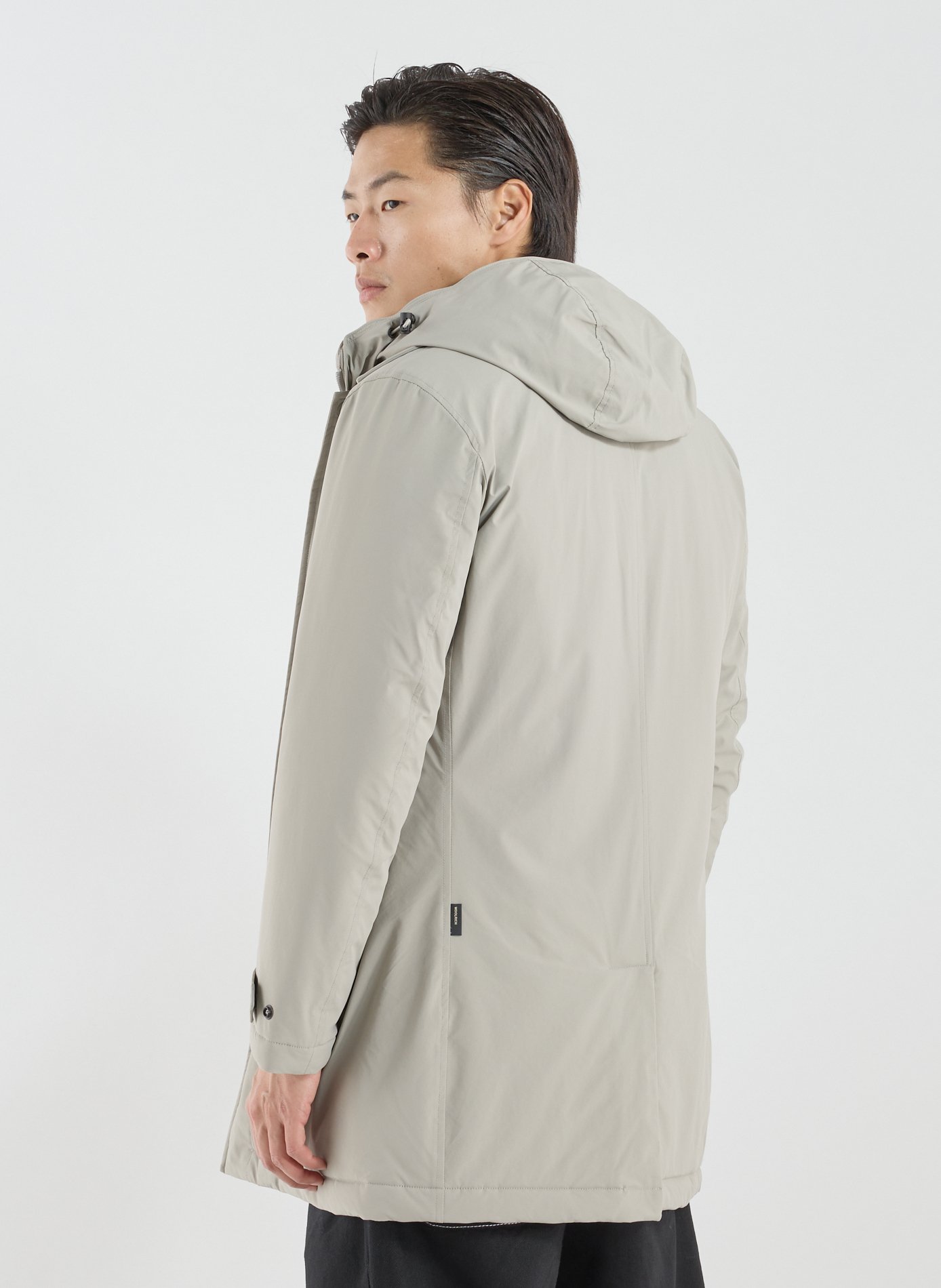 Parka mi-longue à doublure amovible  WOOLRICH Beige