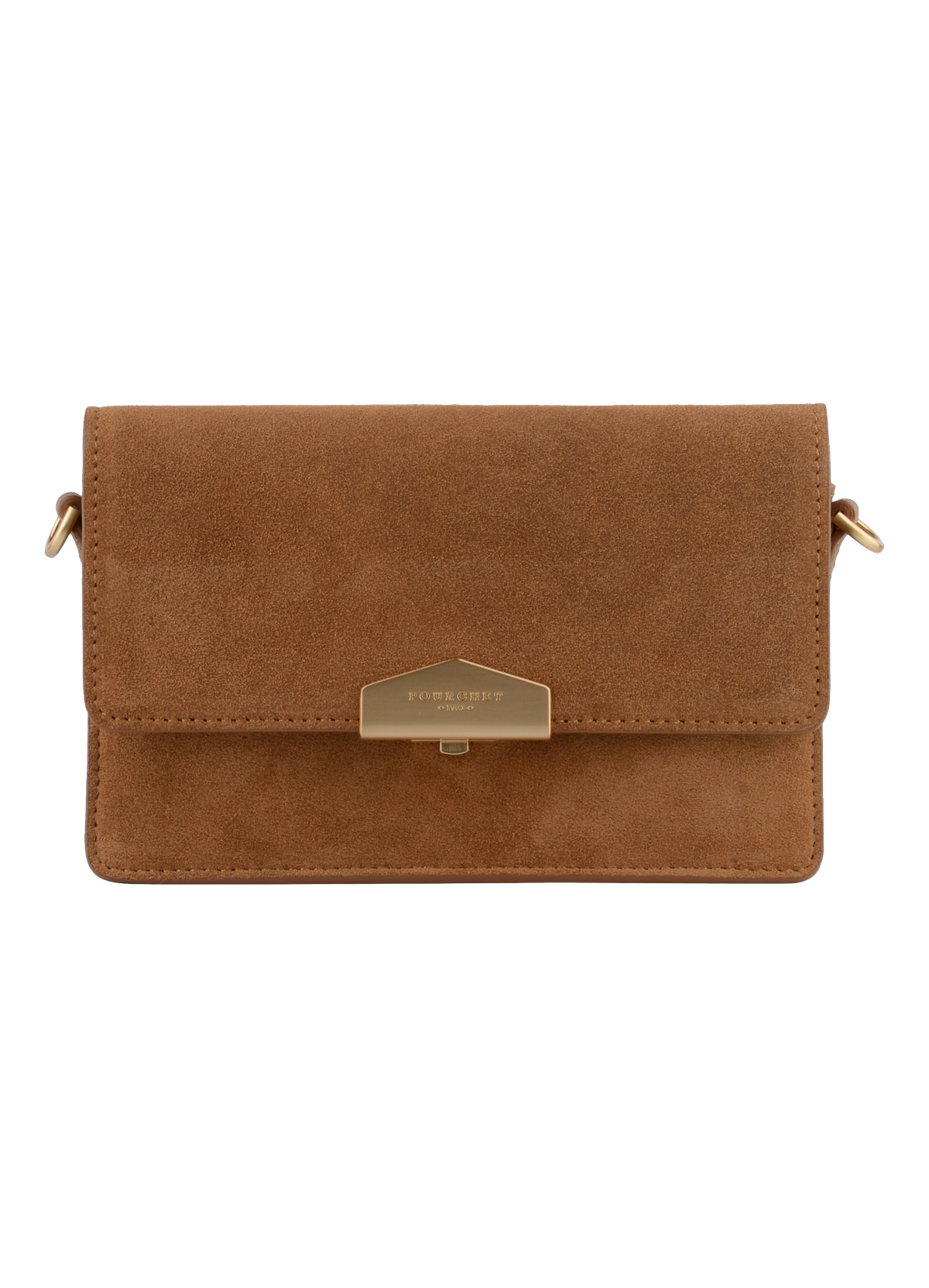 Anjou daim | porté épaule pm  Camel