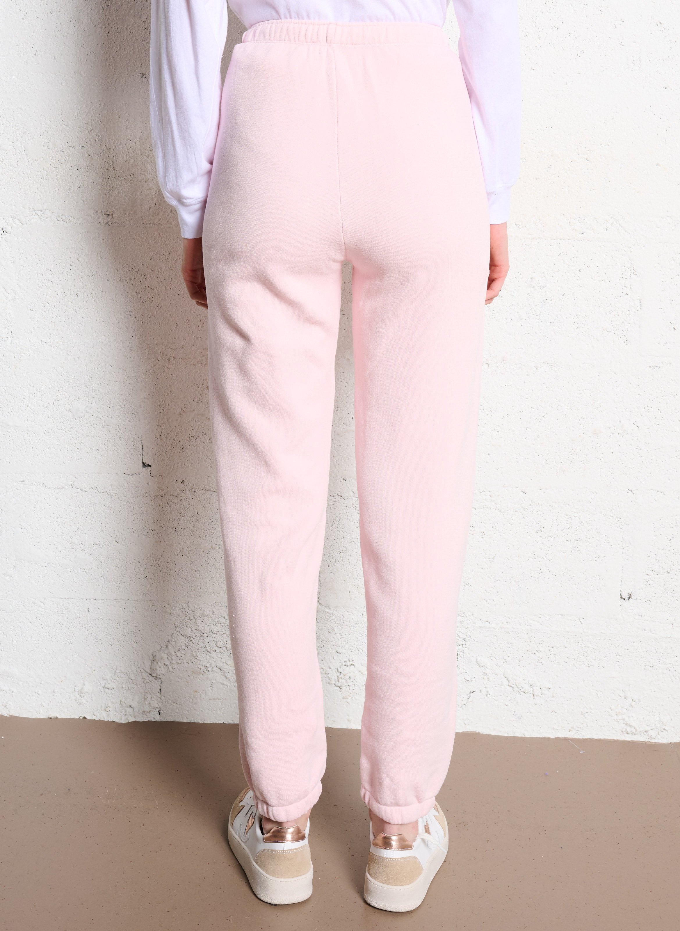 Jogging taille haute en coton mélangé izubird AMERICAN VINTAGE Rose