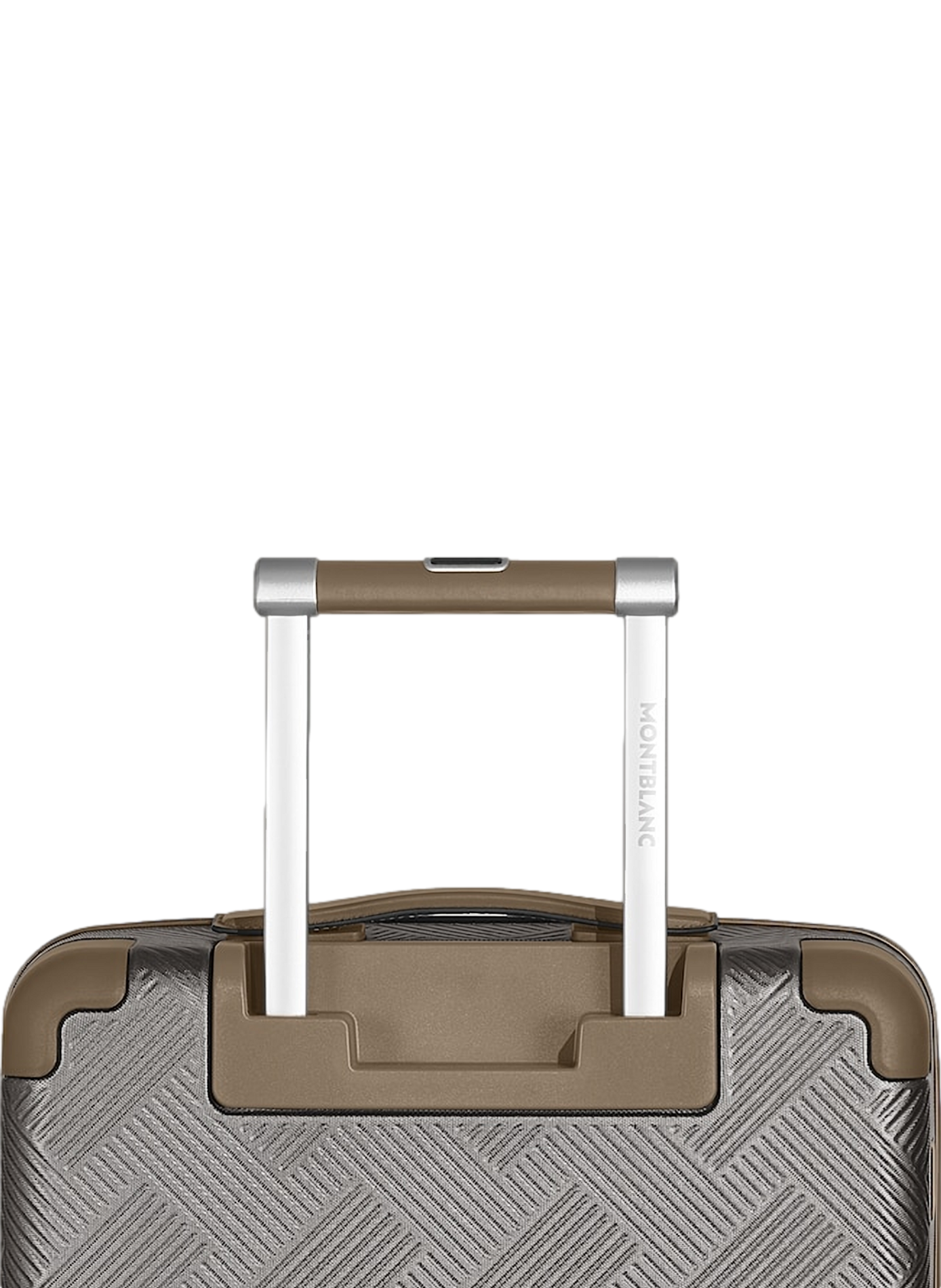 Valise à motif en polycarbonate MONTBLANC Argent