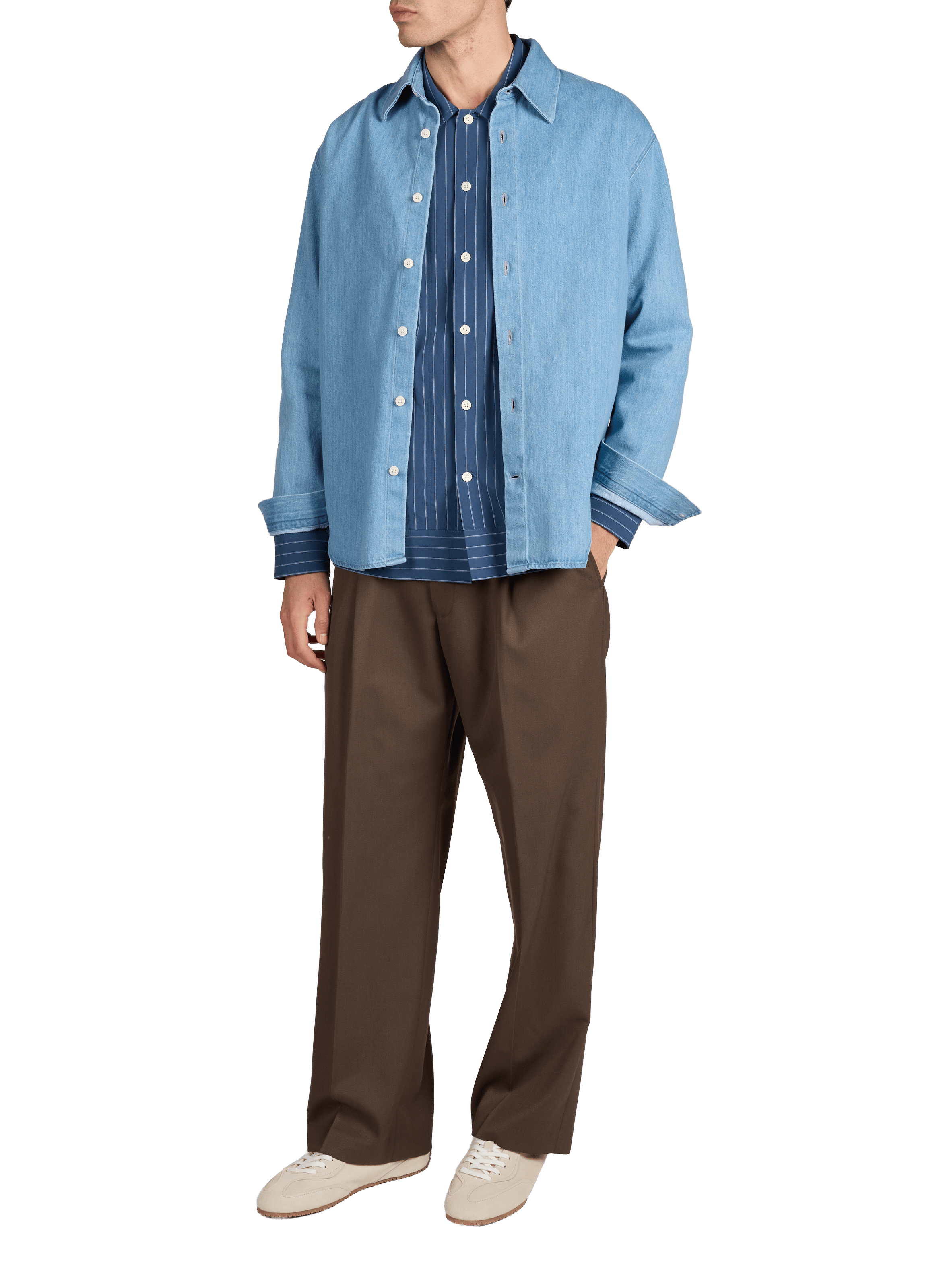 Denim shirt Casper NN.07 Blue