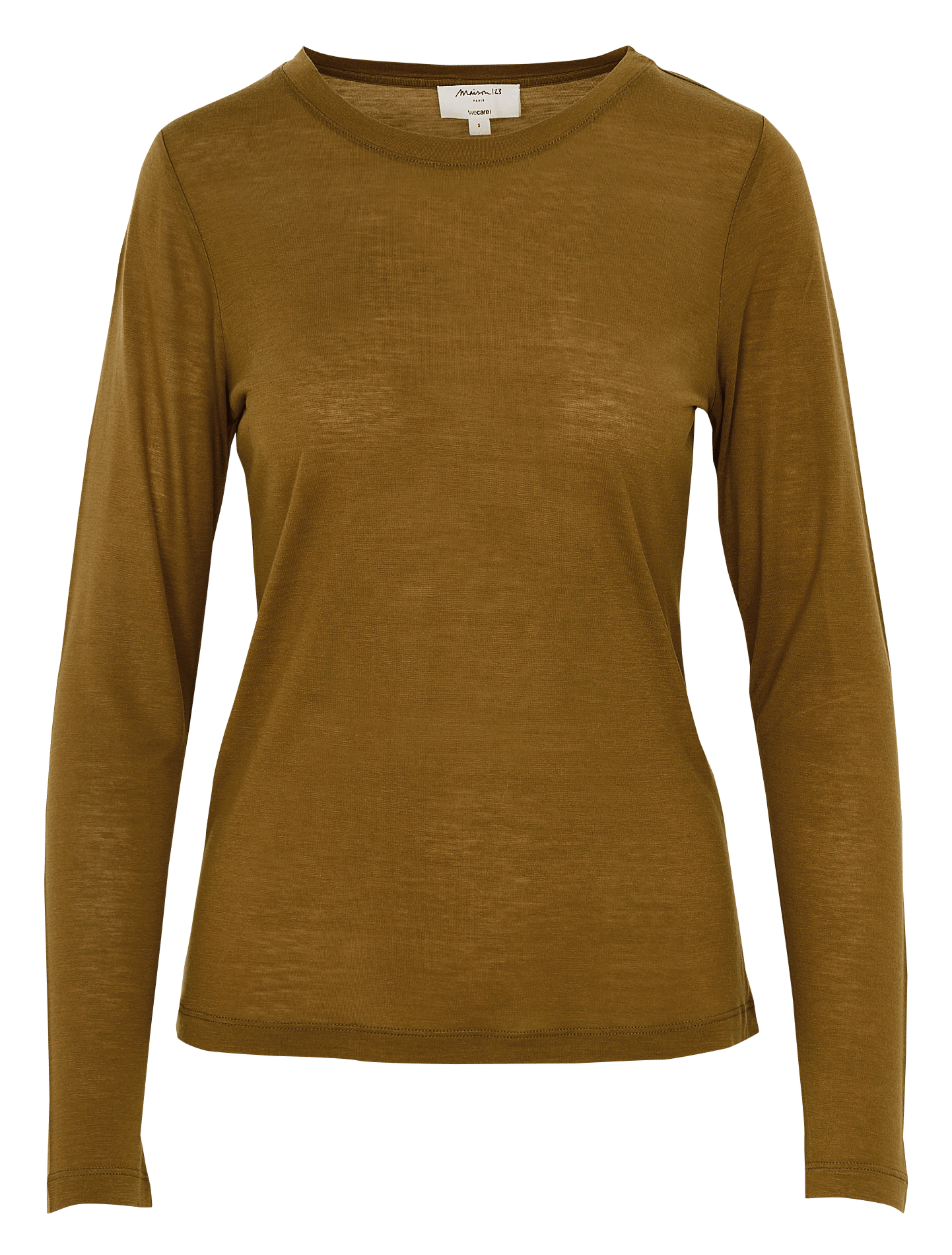 Tee-shirt moulant col rond louisiane MAISON 123 Vert