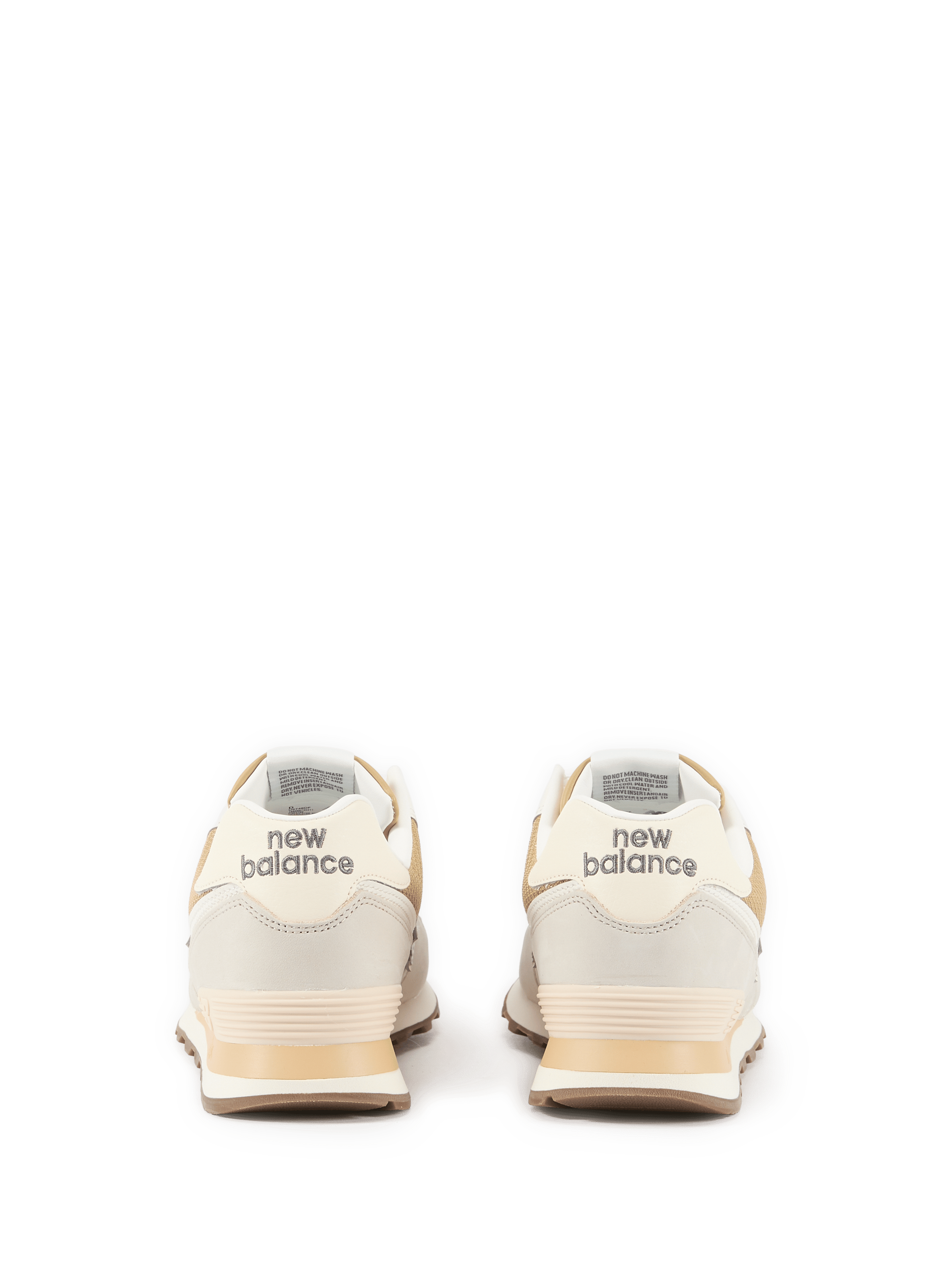 Baskets basses 574 en cuir mélangé NEW BALANCE Gris