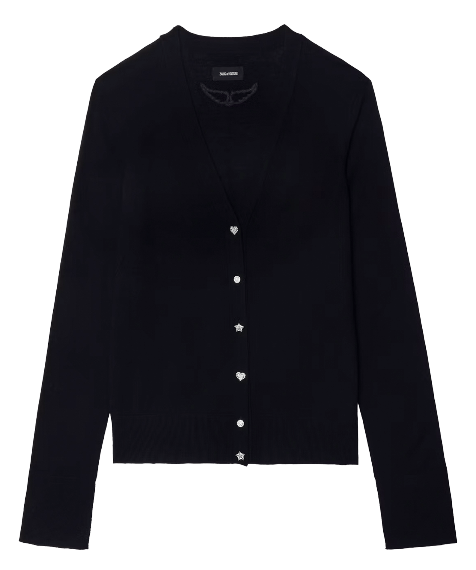Cardigan en laine mérinos jemma ZADIG&VOLTAIRE Noir