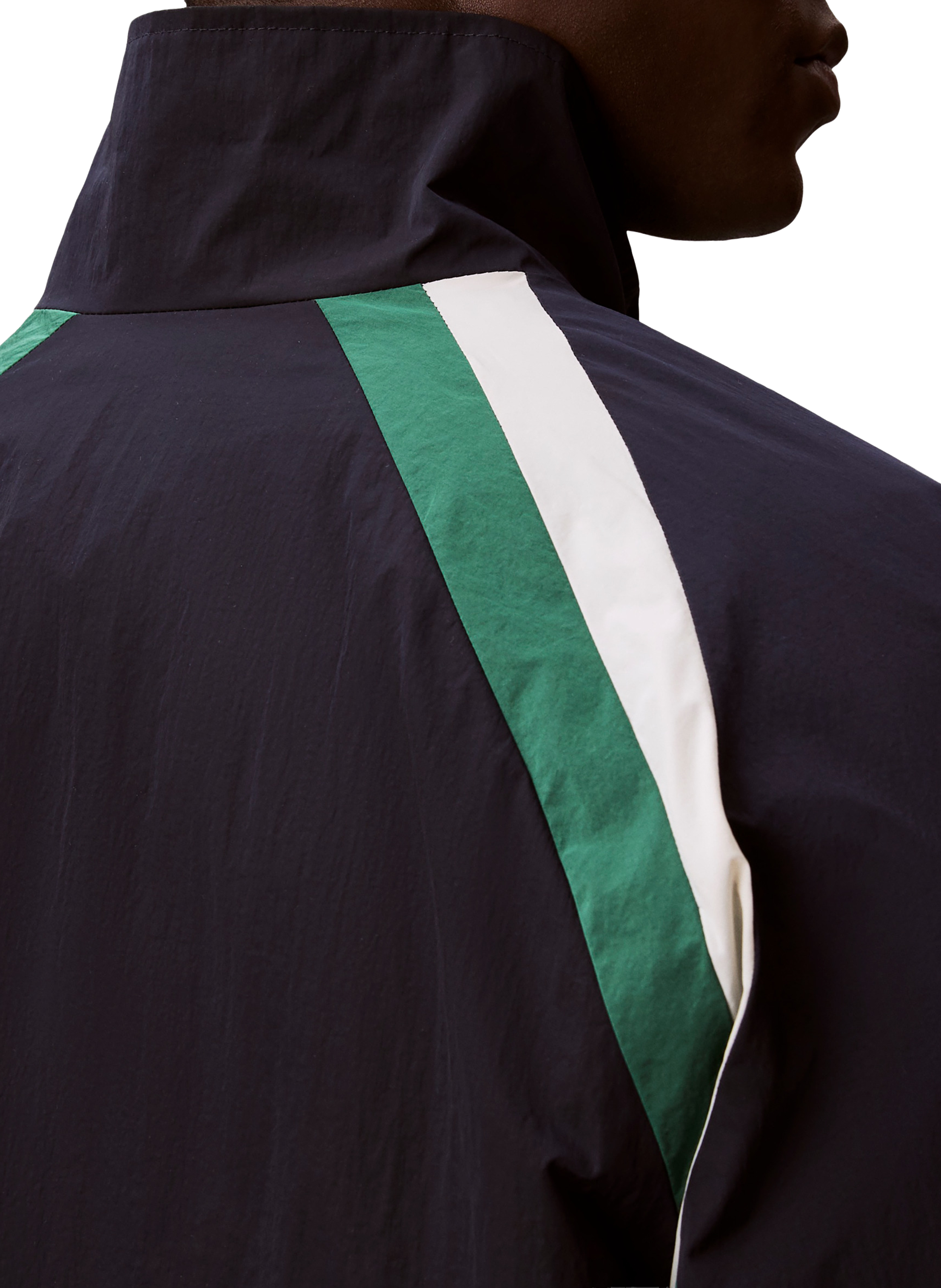 Jacket with high collar and stripes CALVIN KLEIN Multicolour