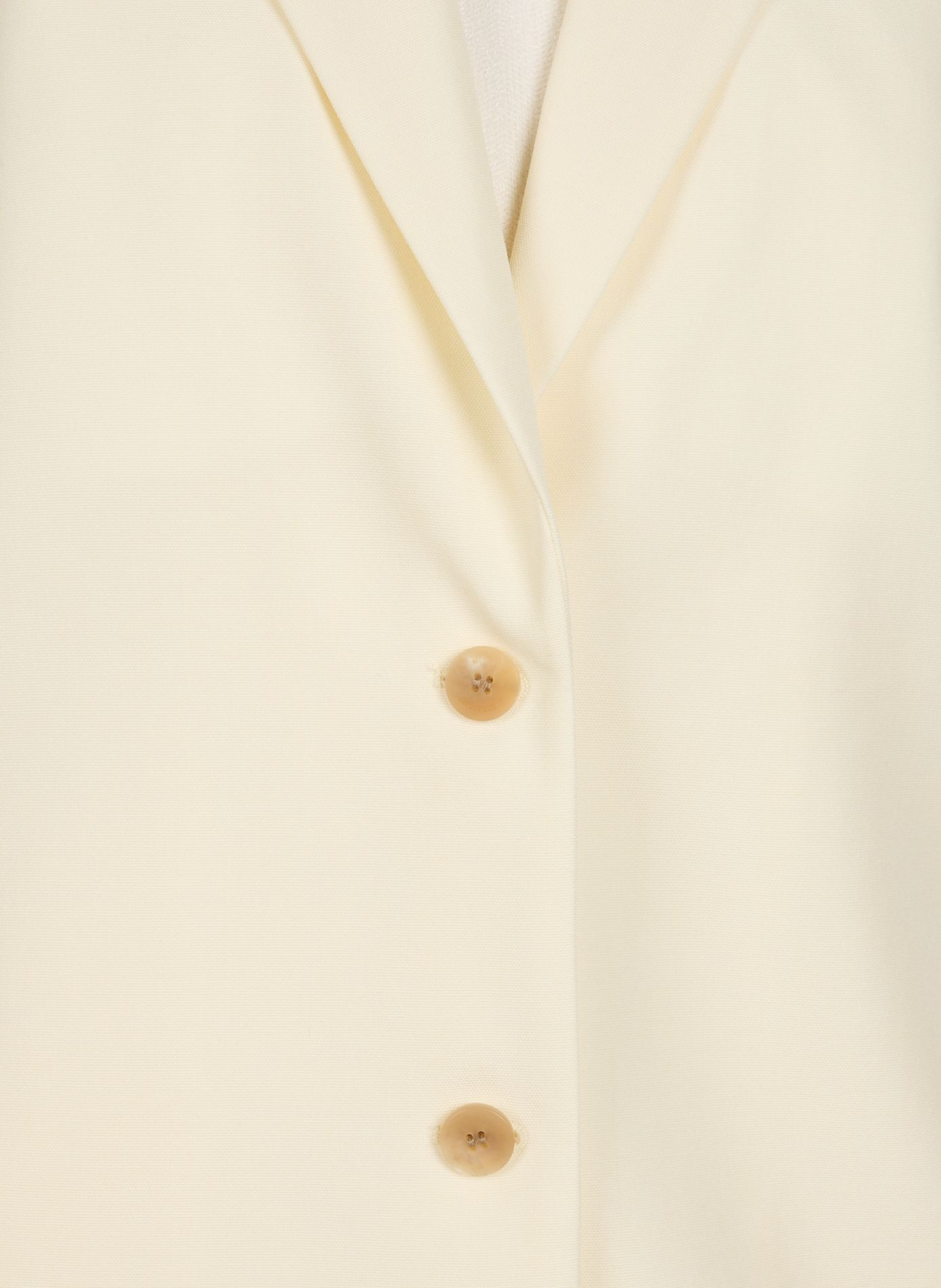 La veste Carrée en laine vierge JACQUEMUS Blanc