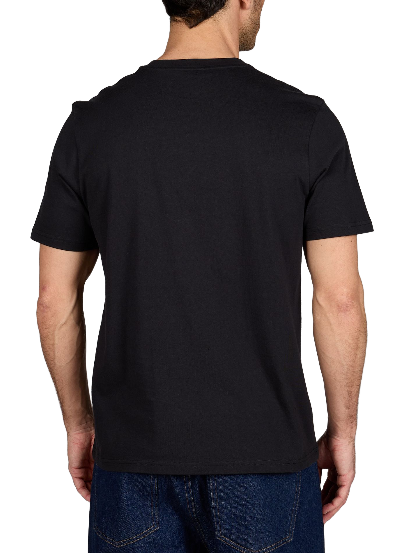 Cotton round-neck T-shirt AIGLE Black