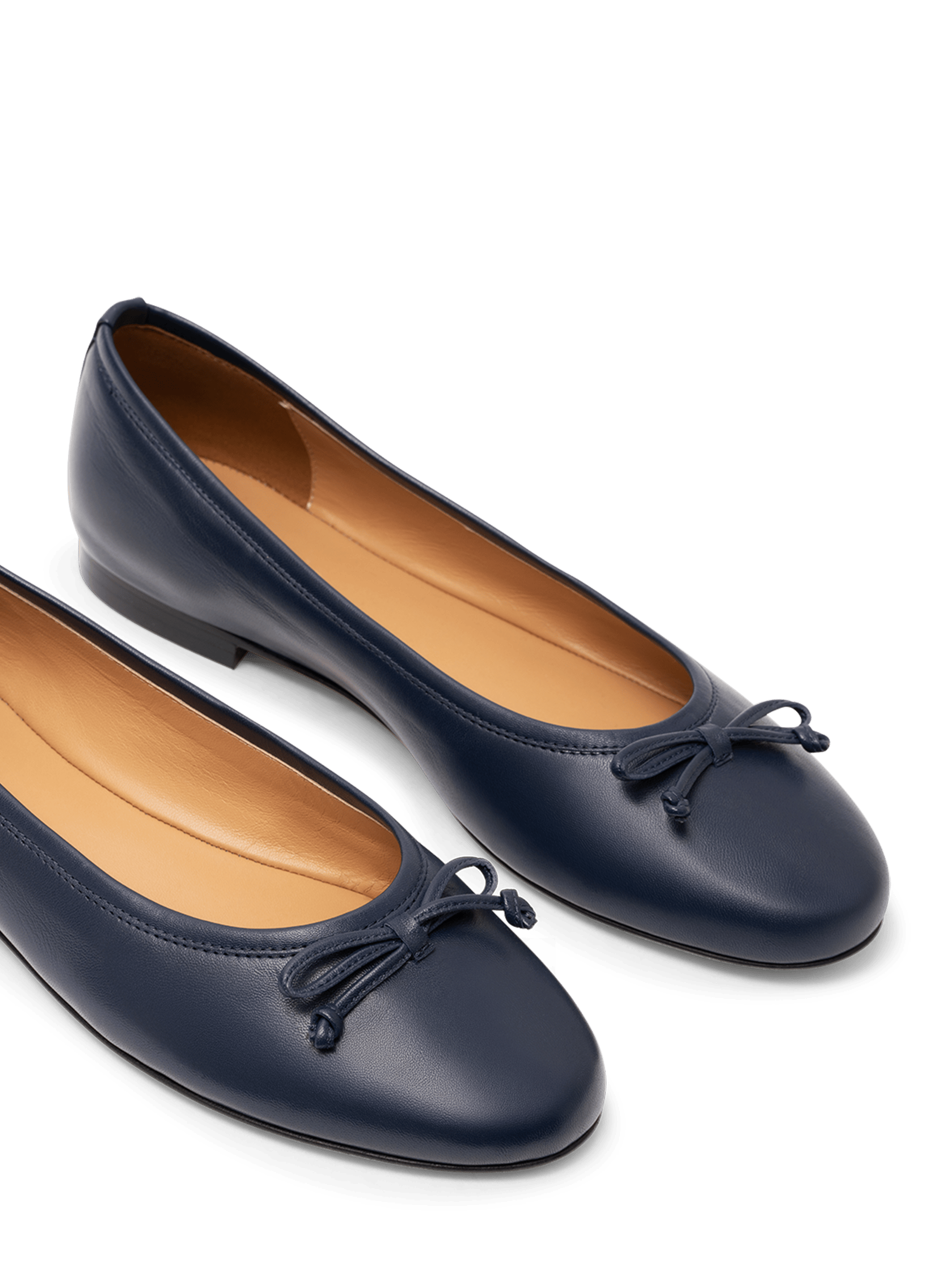 Ballerines bora en nappa PARALLELE Bleu