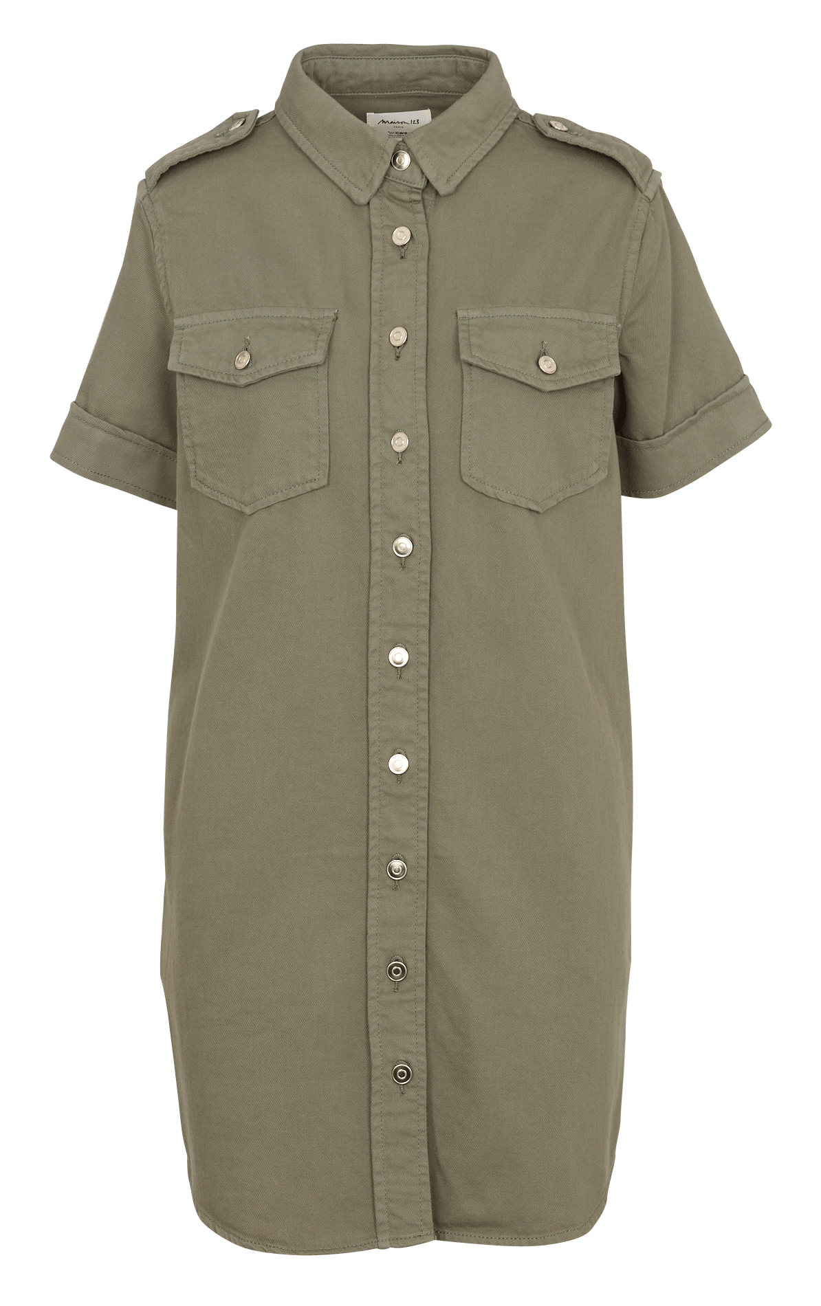 Robe midi col classique betsy MAISON 123 Vert