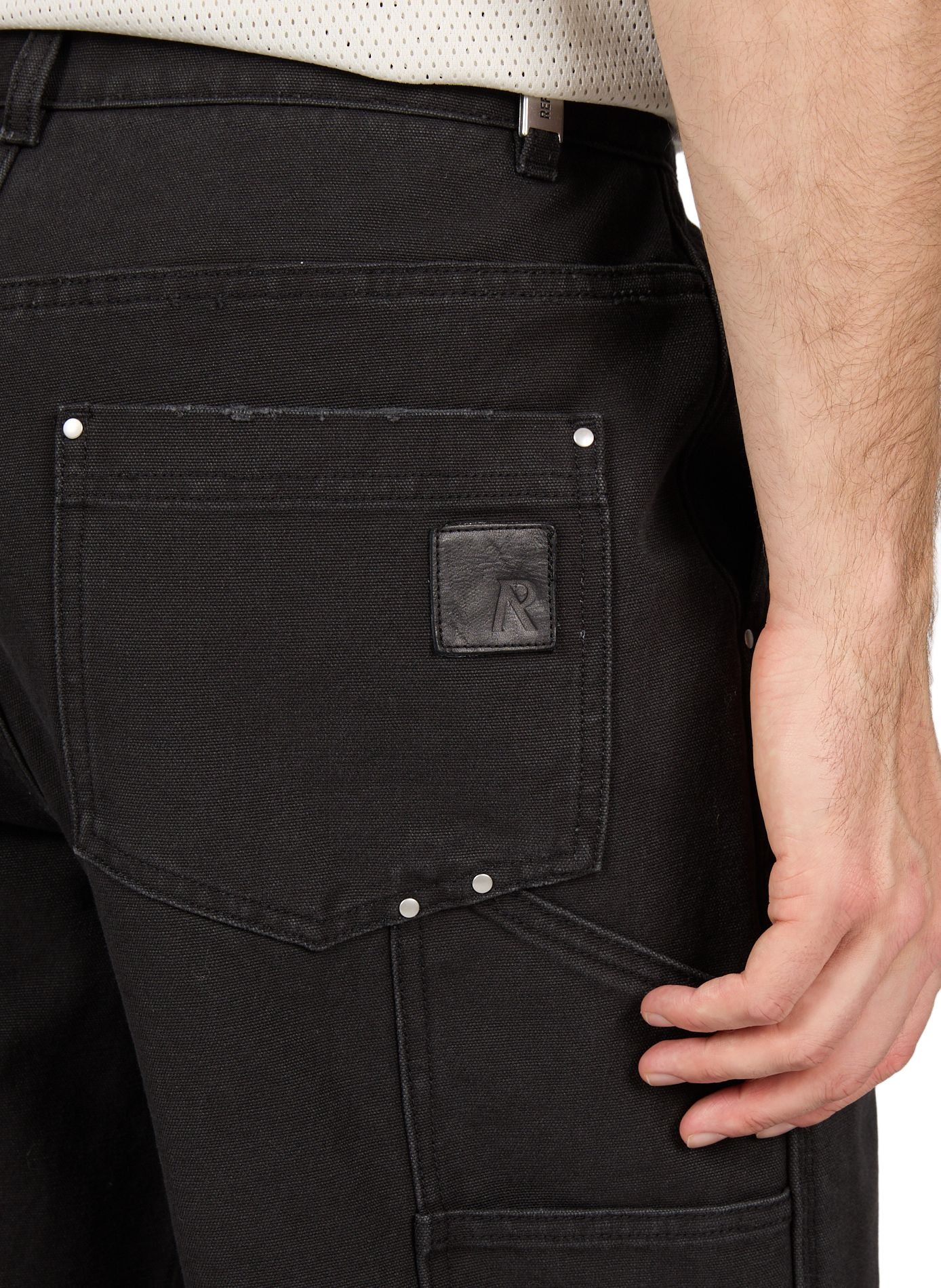 Jean droit en coton REPRESENT Noir