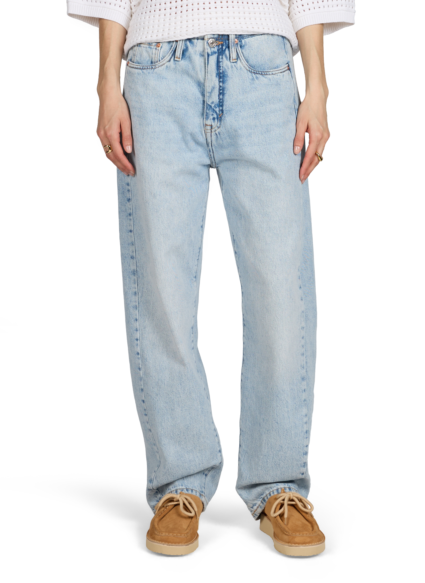 Jean N55 ample en coton mélangé BELLEROSE