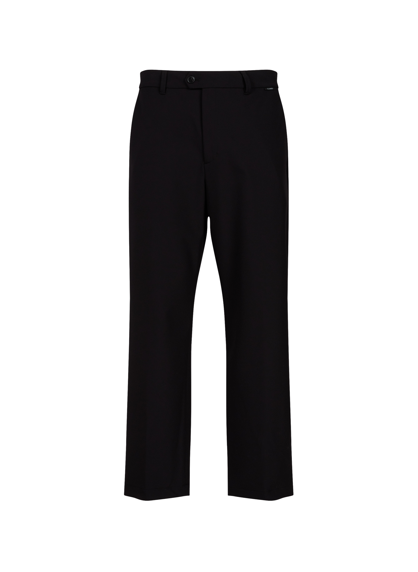 High-waisted straight trousers CLOSED Black