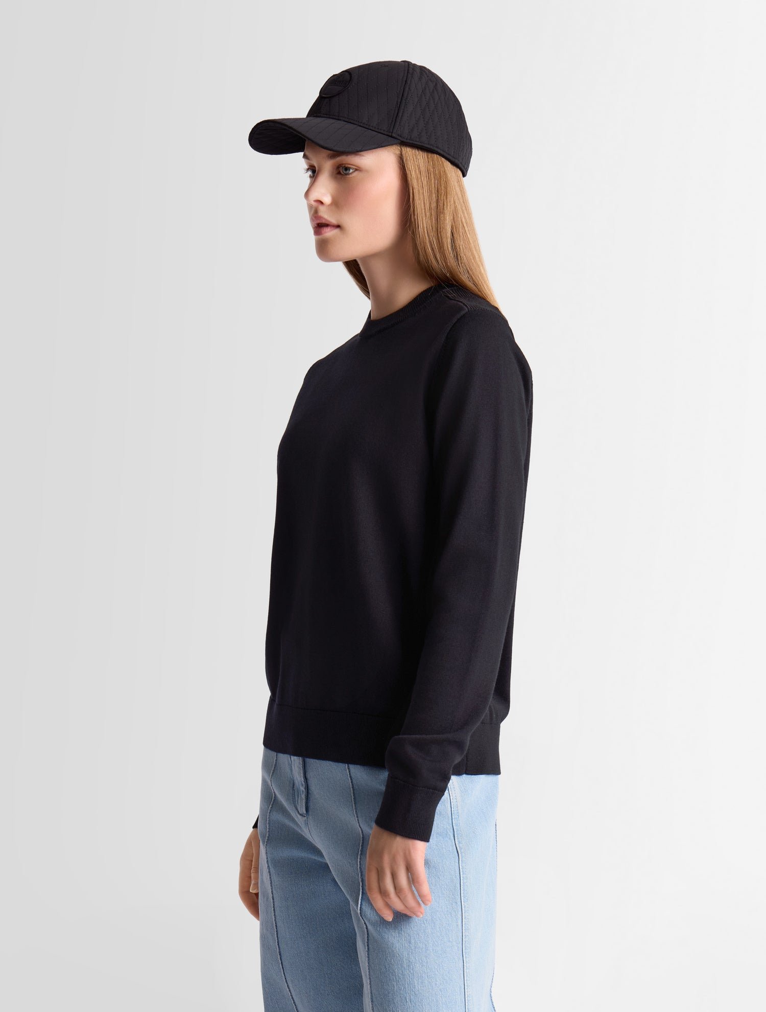 Pull ottali col rond coupe regular FUSALP Noir