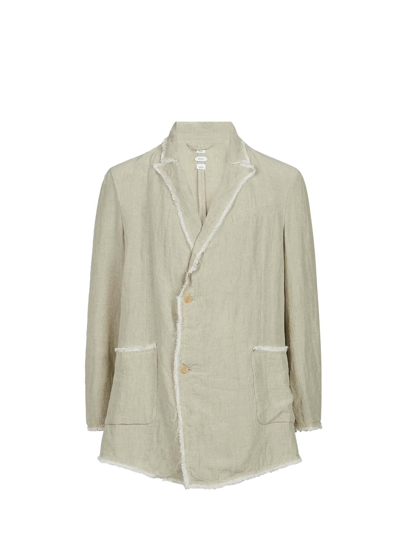 Veste texturée en coton mélangé POST ARCHIVE FACTION Beige