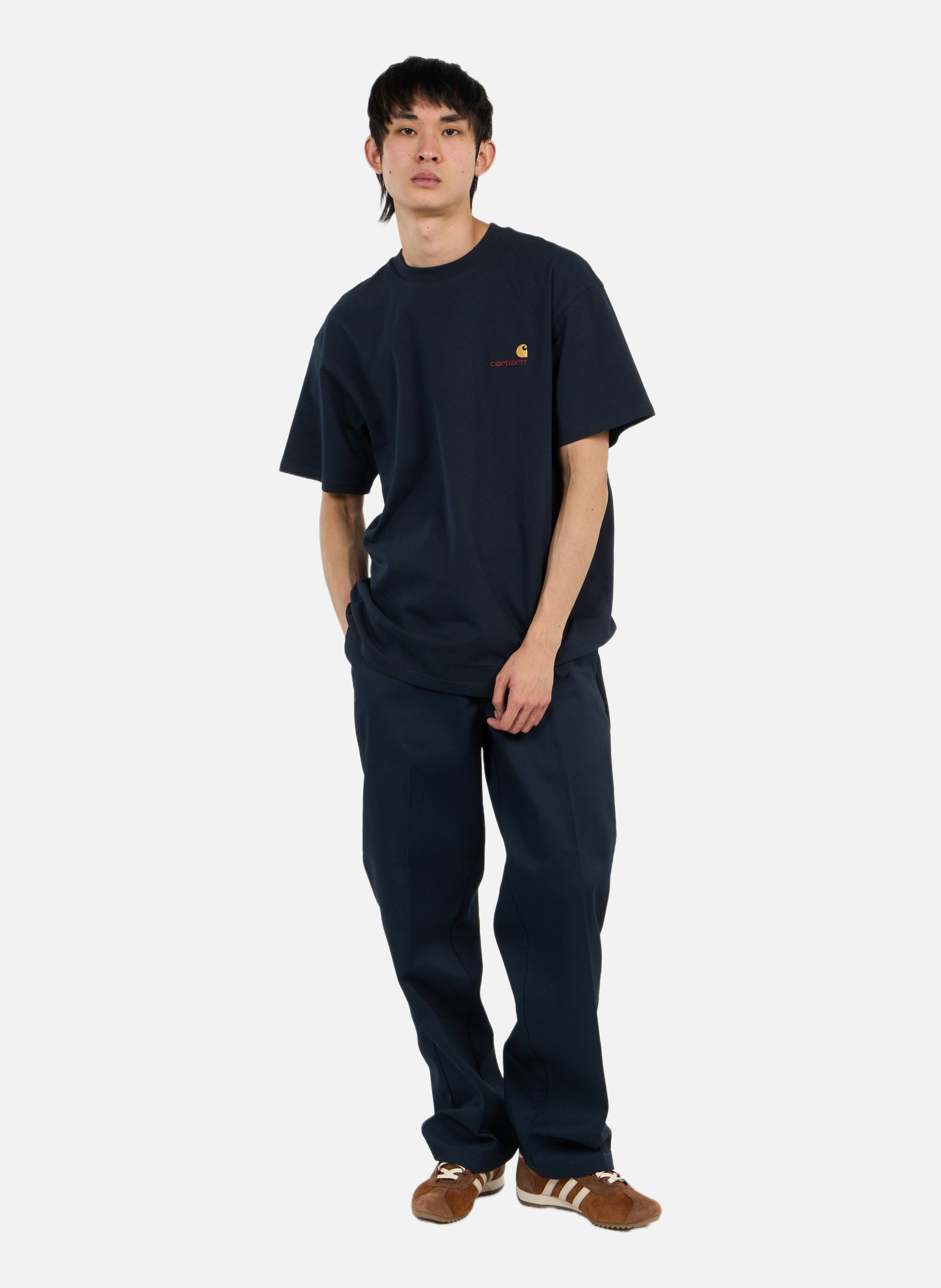 T-shirt american script CARHARTT WIP Bleu