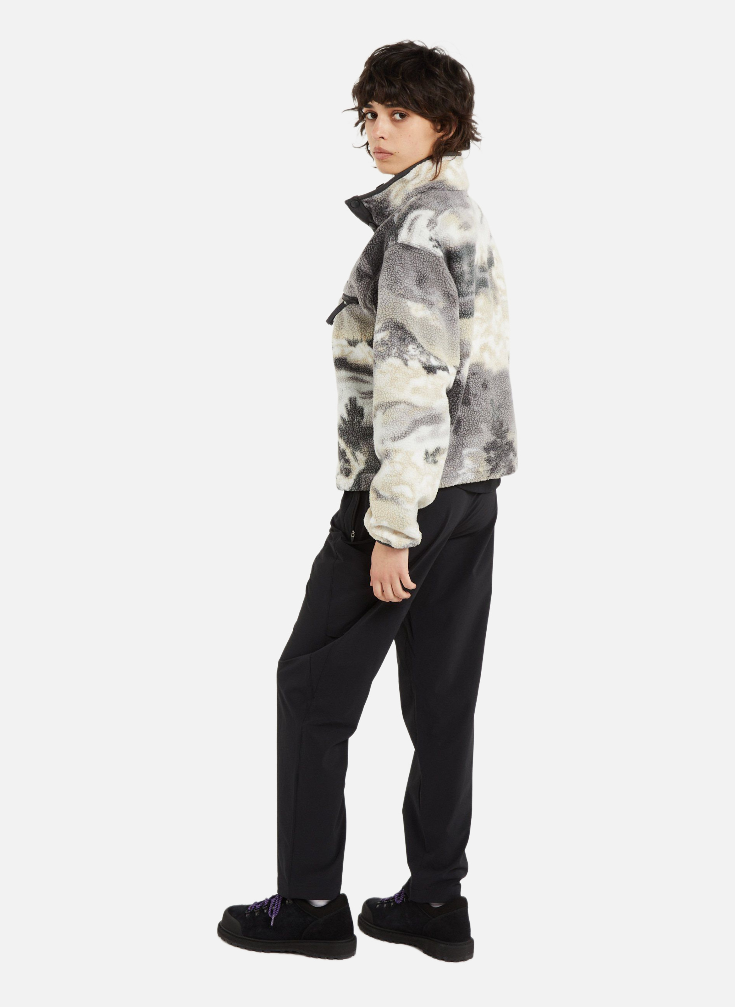 Polaire helvetia ii printed cropped half snap COLUMBIA Gris