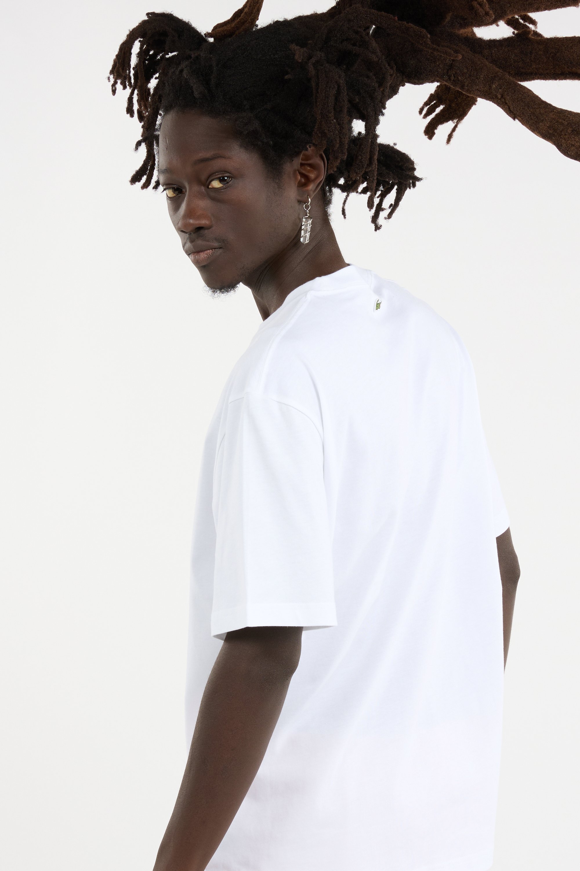 T-shirt tee-shirt LACOSTE Blanc