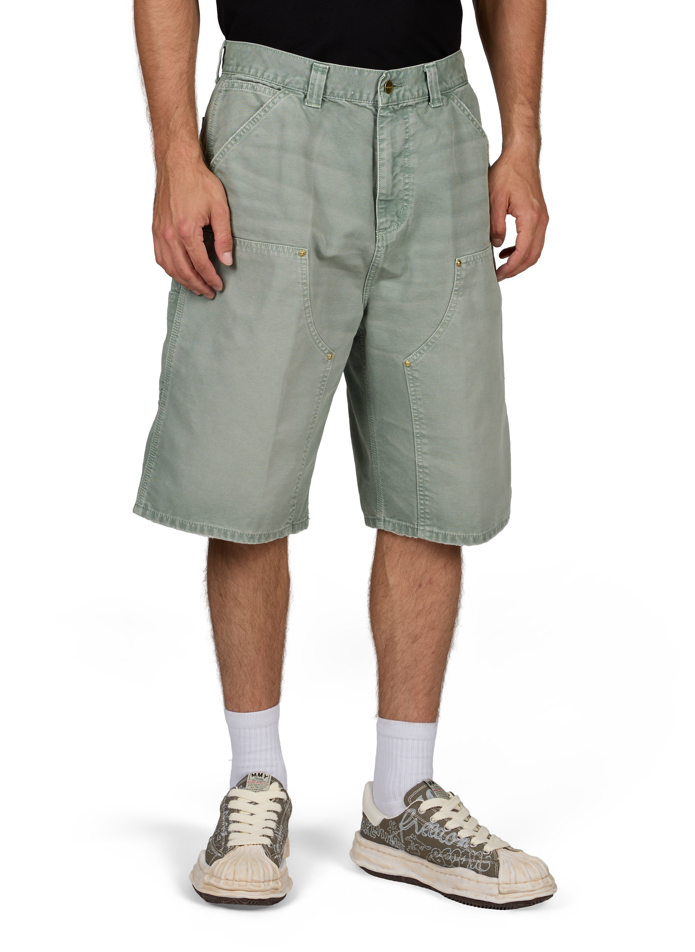 Bermuda en jean en coton CARHARTT WIP Vert
