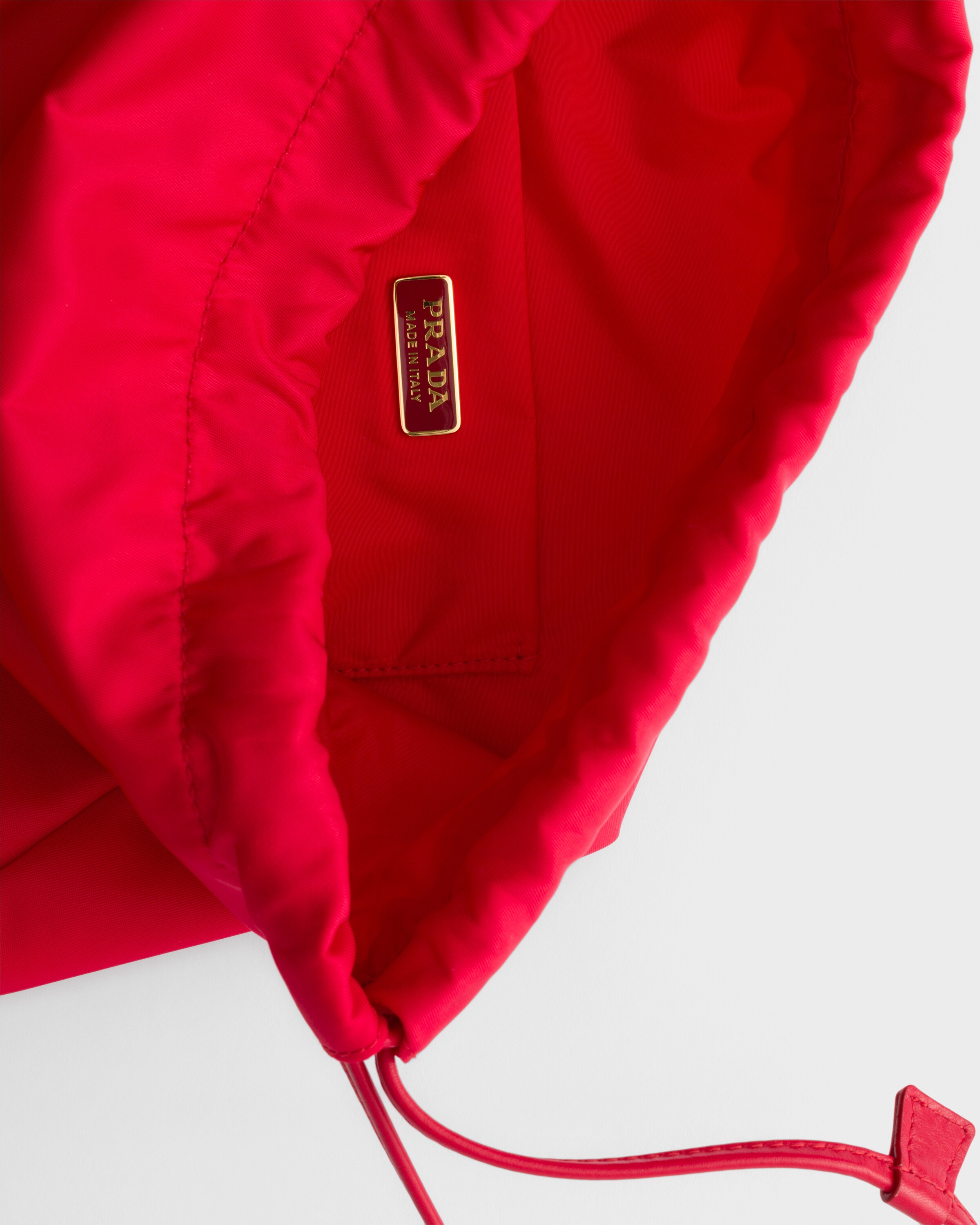 Pochette prada wish en re-nylon PRADA Rouge