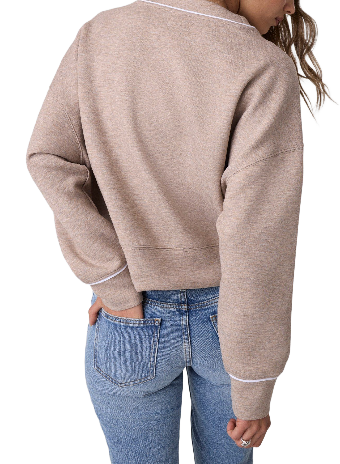 V-Ausschnitt Pullover GUESS Grau