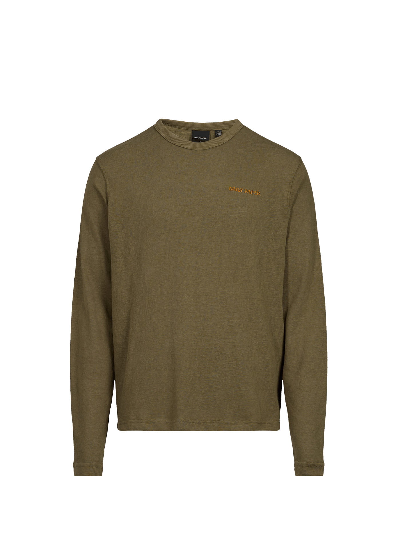 Round neck plain straight t-shirt DAILY PAPER Grey