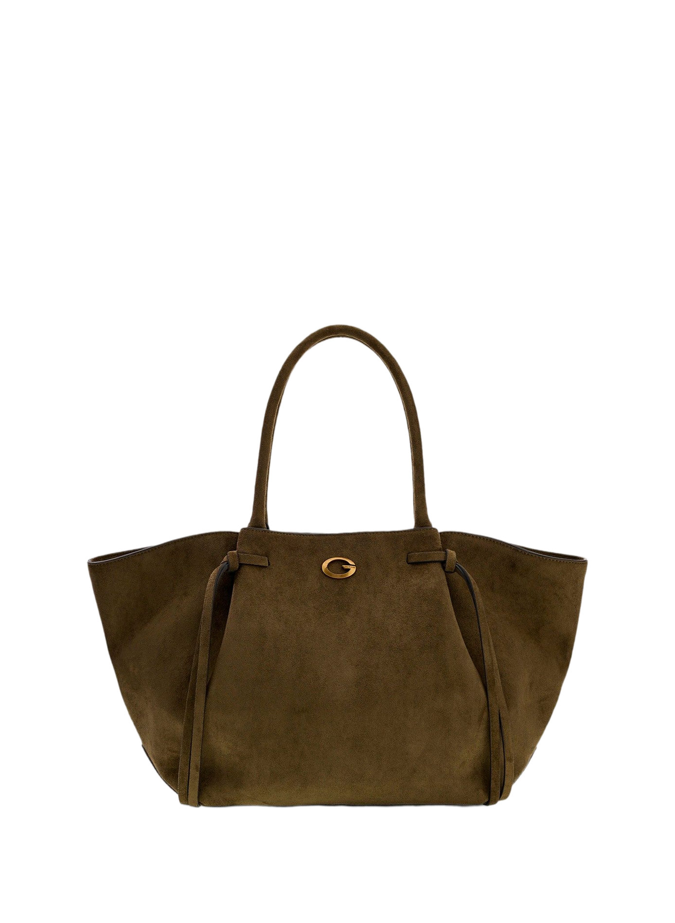 Sac tote en daim GUESS Vert