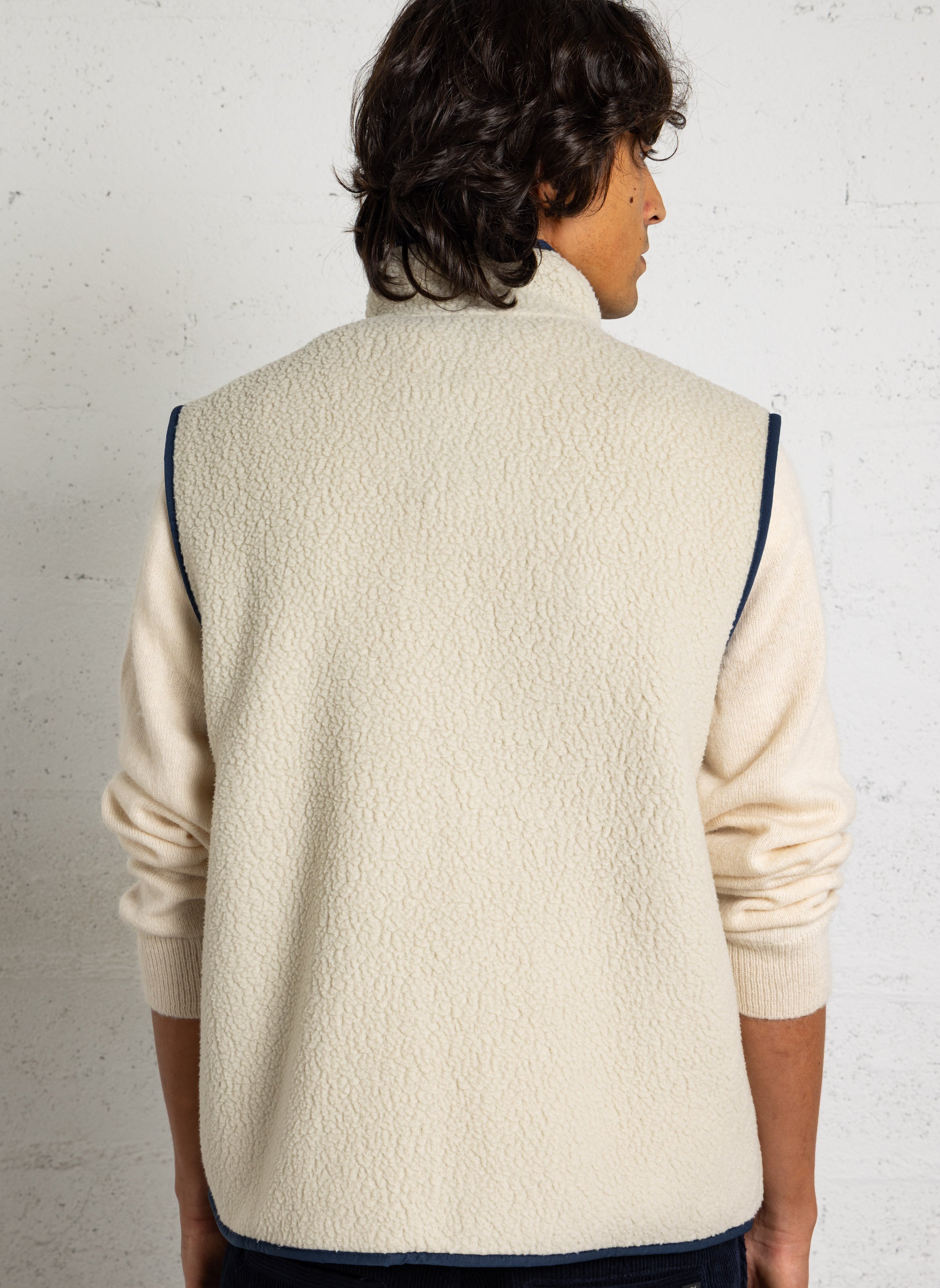 Rechte fleece met opstaande kraag PATAGONIA Beige