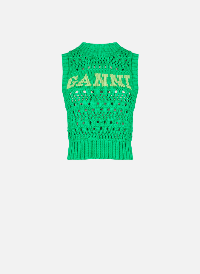 Sleeveless knitted jumper GANNI