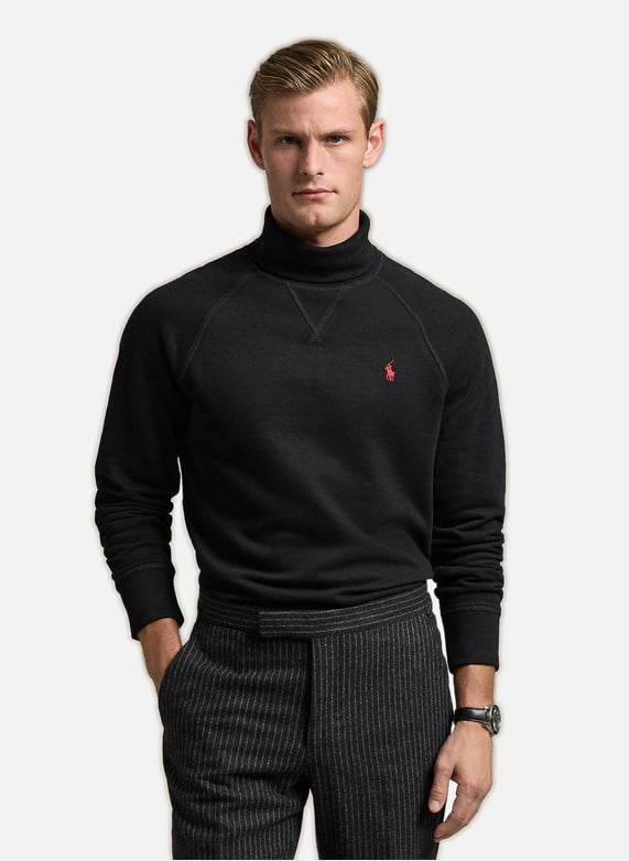 Pull col roule Noir