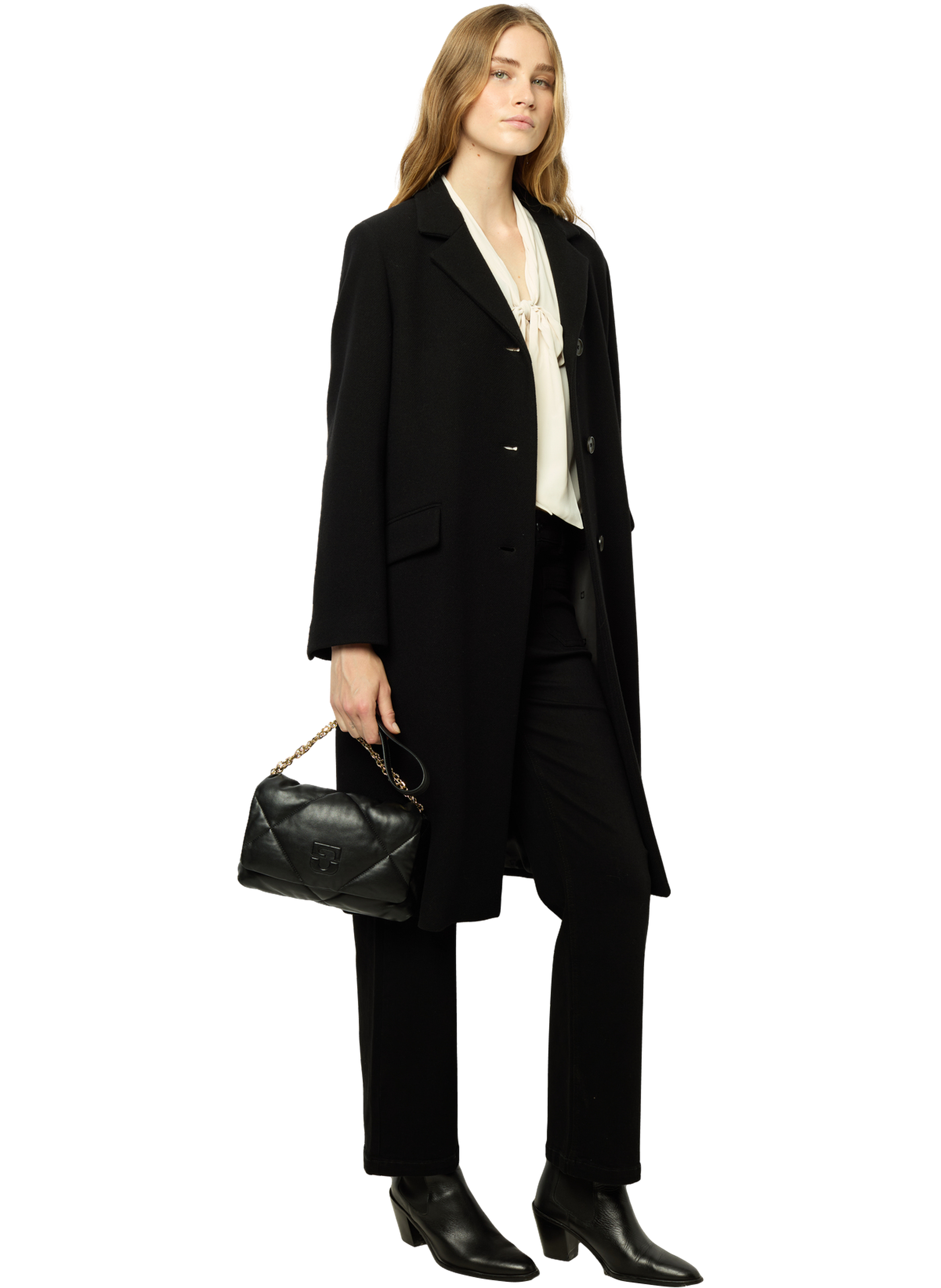 Pardessus en laine mélangée - lexa GERARD DAREL Noir