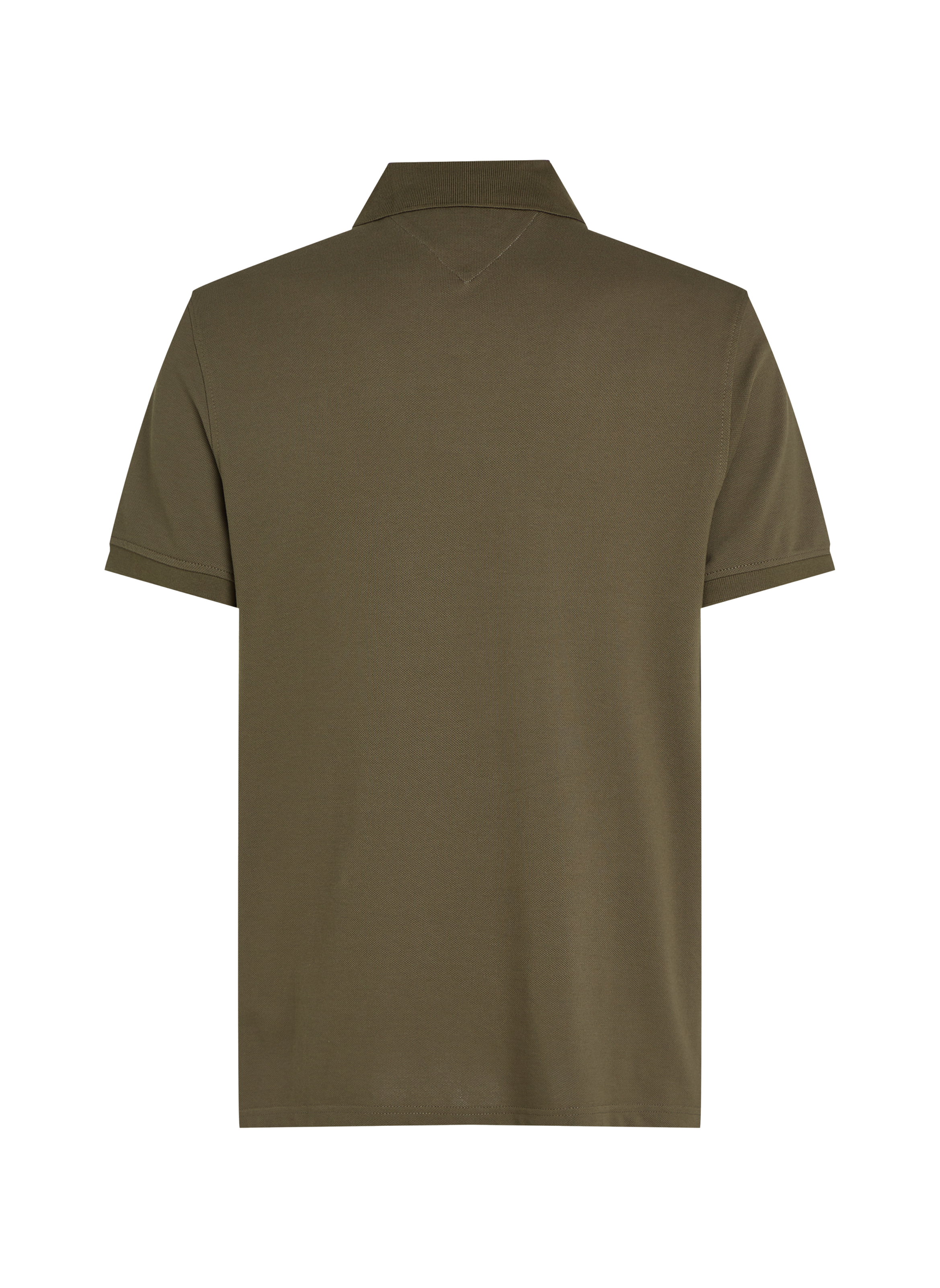 Organic cotton piqué polo shirt TOMMY HILFIGER Khaki