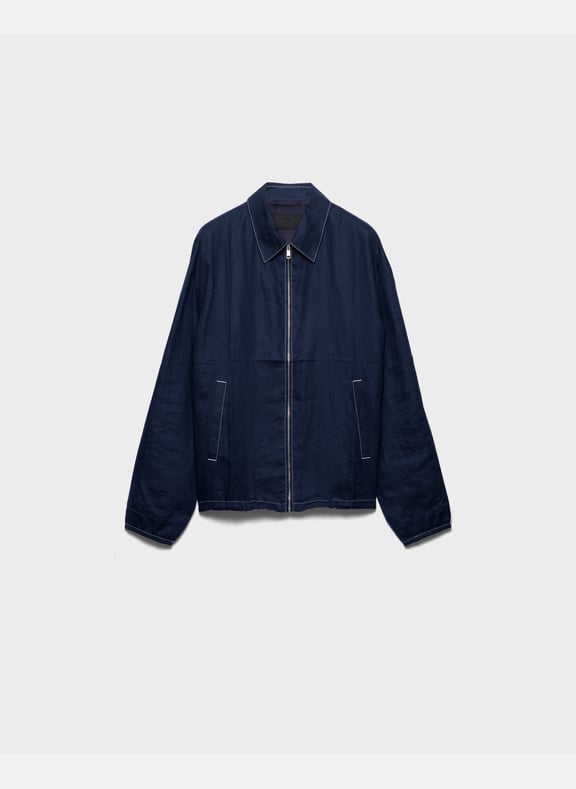 Blouson en coton Bleu by PRADA PRADA Blouson en coton Bleu