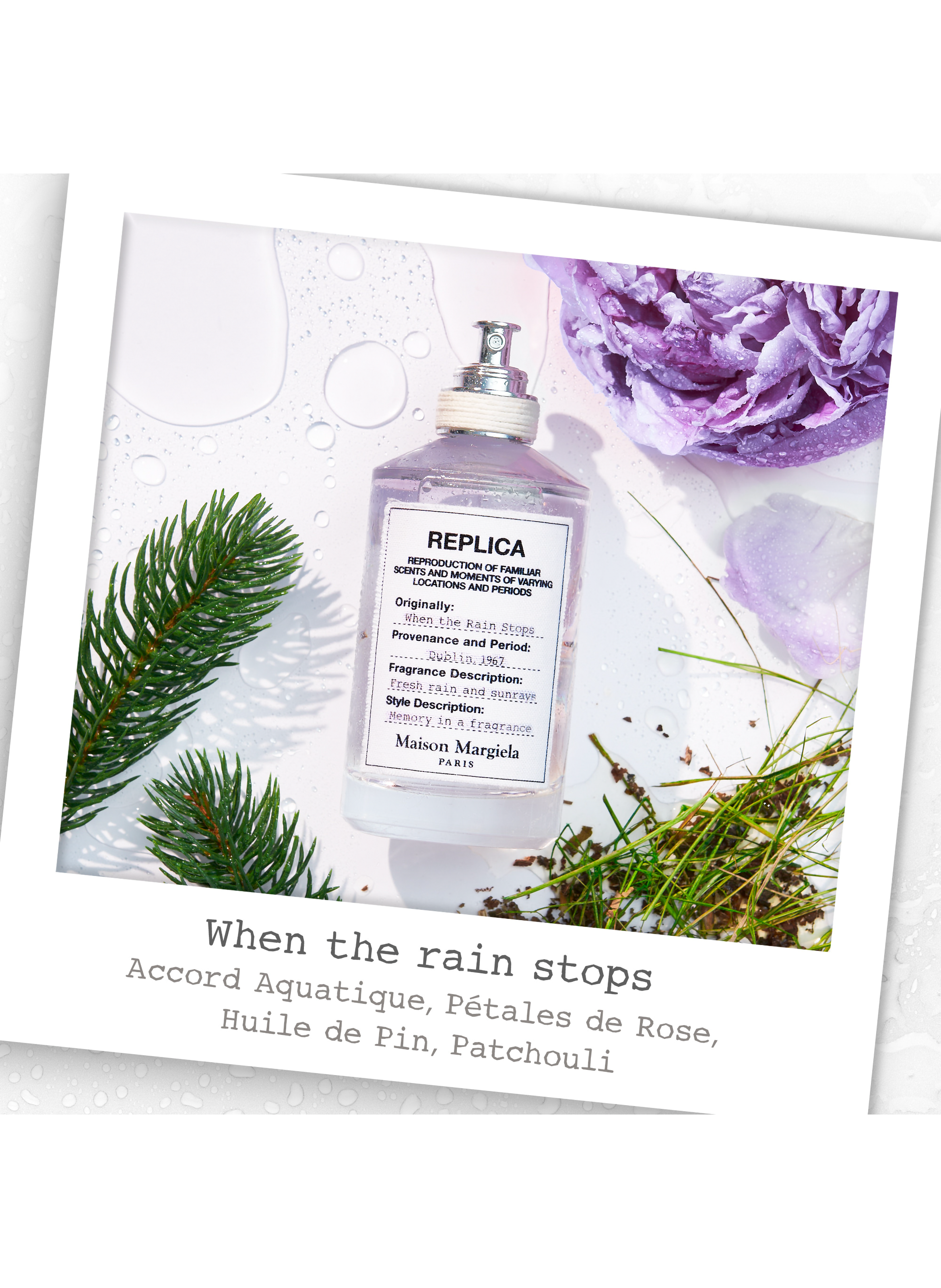 Eau de Toilette REPLICA When the Rain Stops MAISON MARGIELA No color