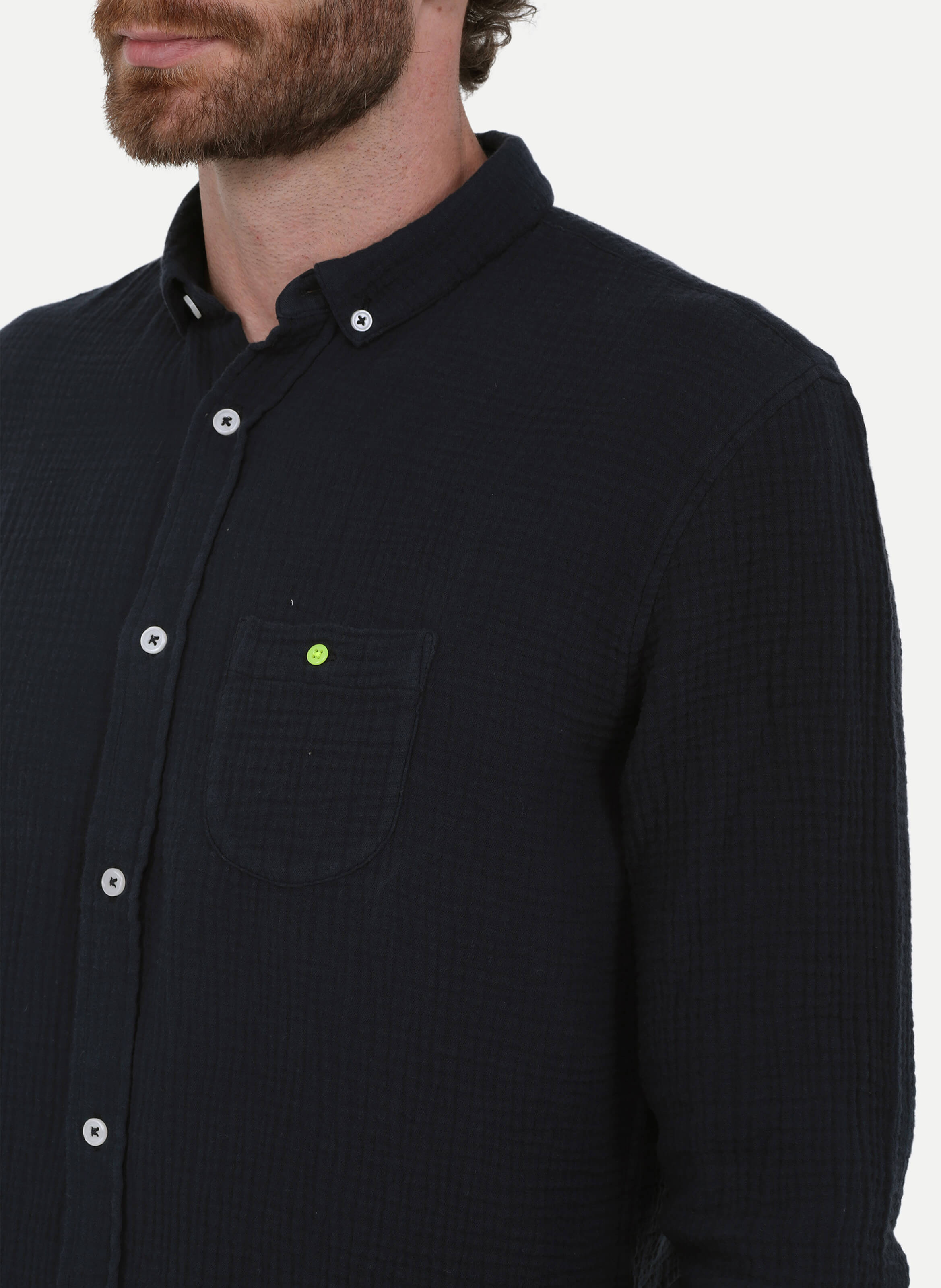 Chemise  en gaze de coton GILI'S Bleu