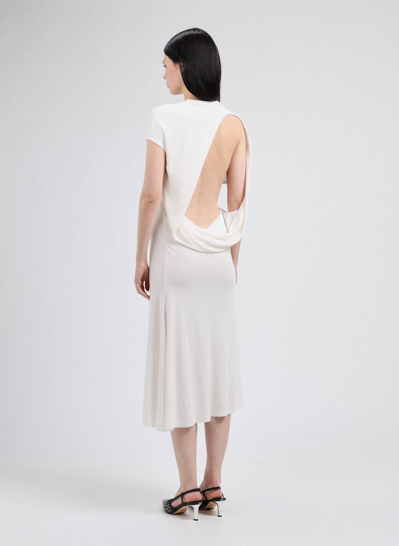 La robe Salerno JACQUEMUS Blanc