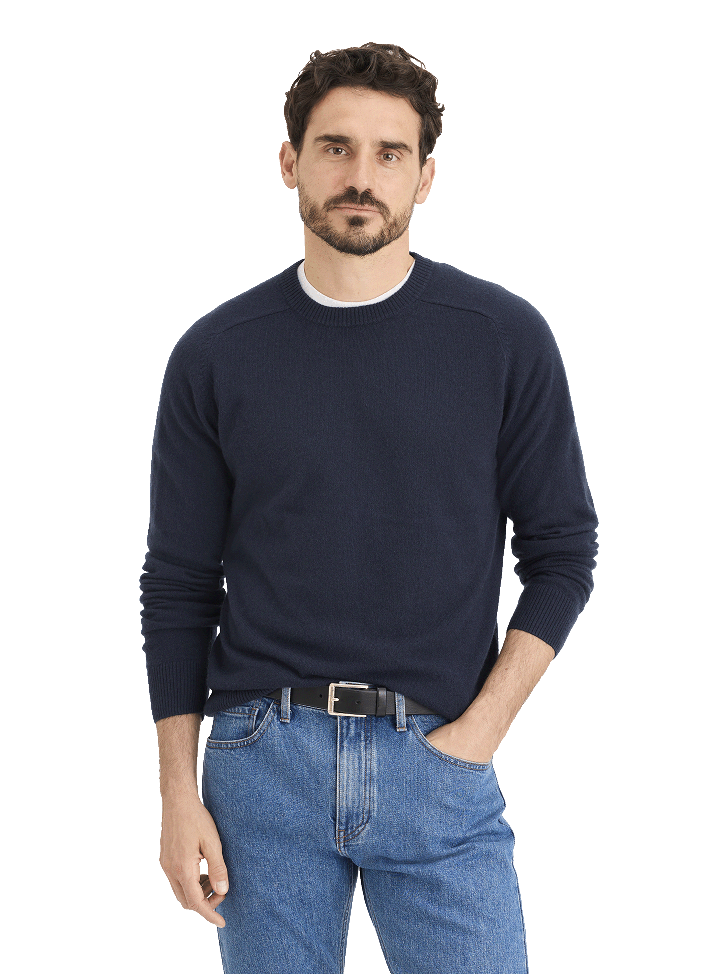 DOCKERS Wool and cashmere Jumper Blue