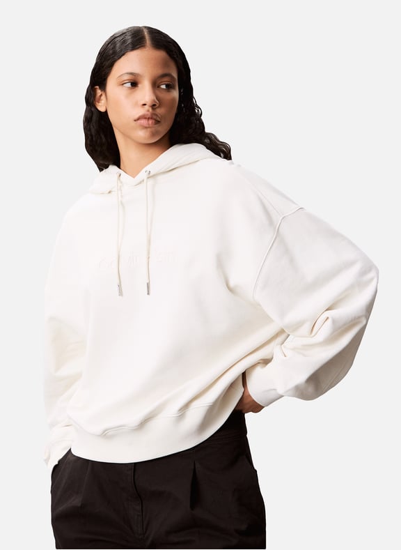 Hoodie en coton Beige by CALVIN KLEIN CALVIN KLEIN Hoodie en coton Beige