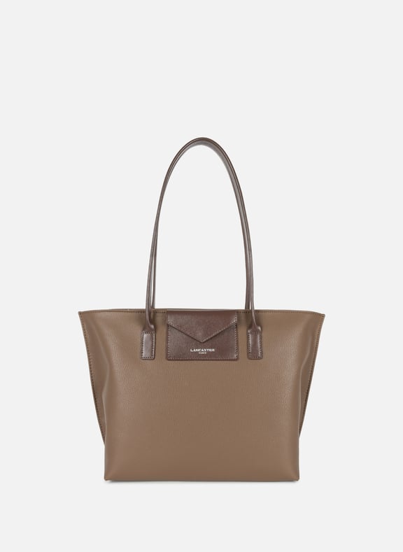 Sac cabas épaule - maya kba Marron by LANCASTER LANCASTER Sac cabas épaule - maya kba Marron