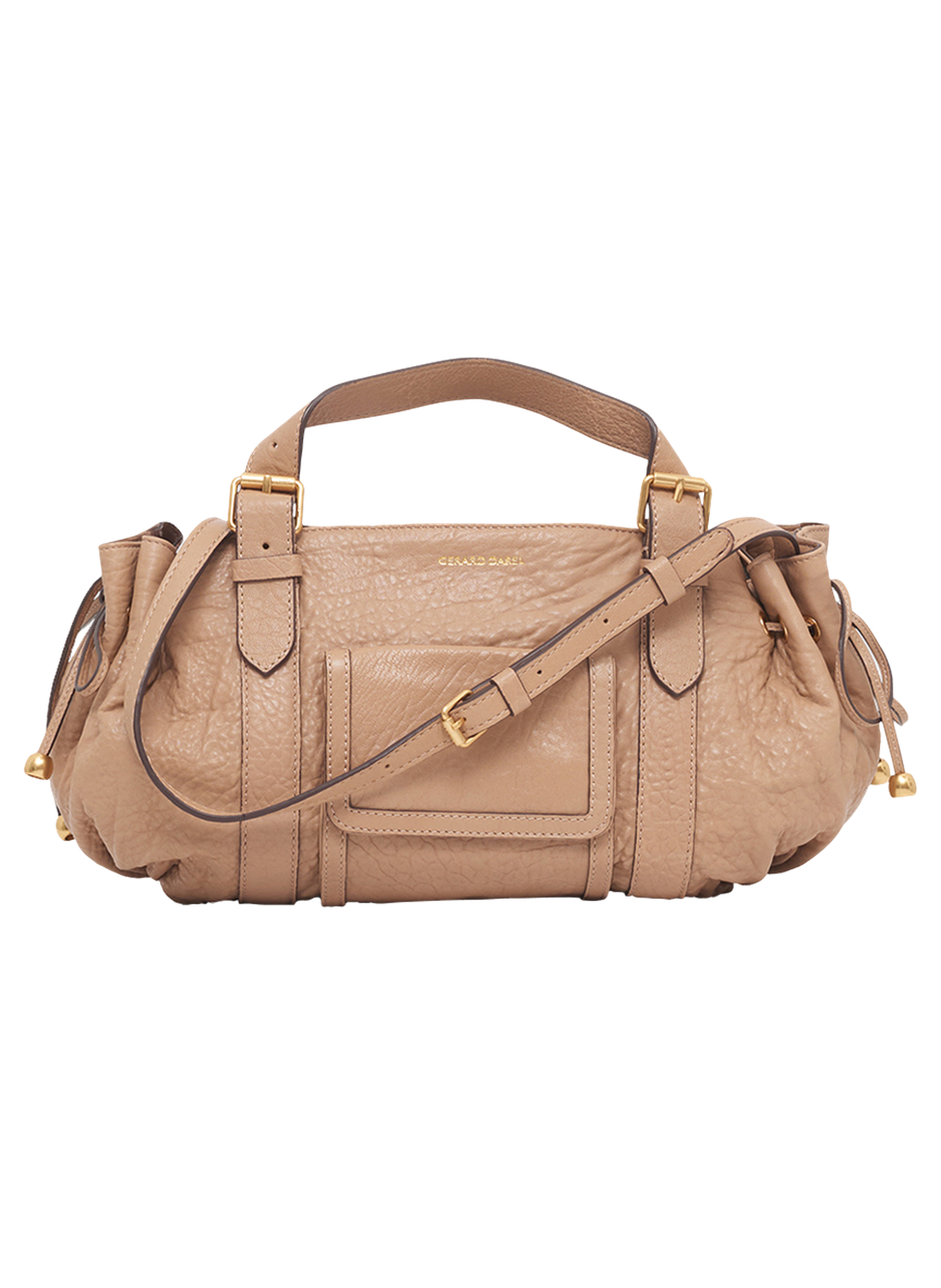 GERARD DAREL Sac à main en cuir - 18h Beige