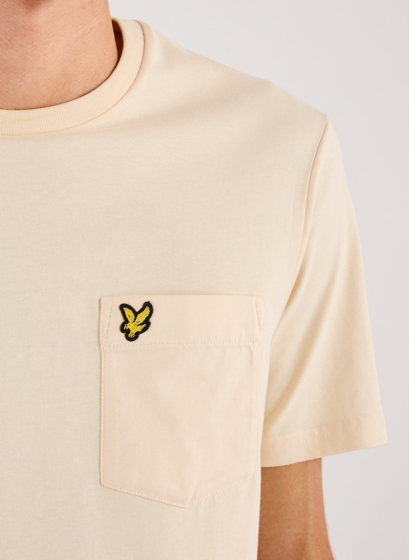 Plain Cotton T-shirt LYLE & SCOTT Beige
