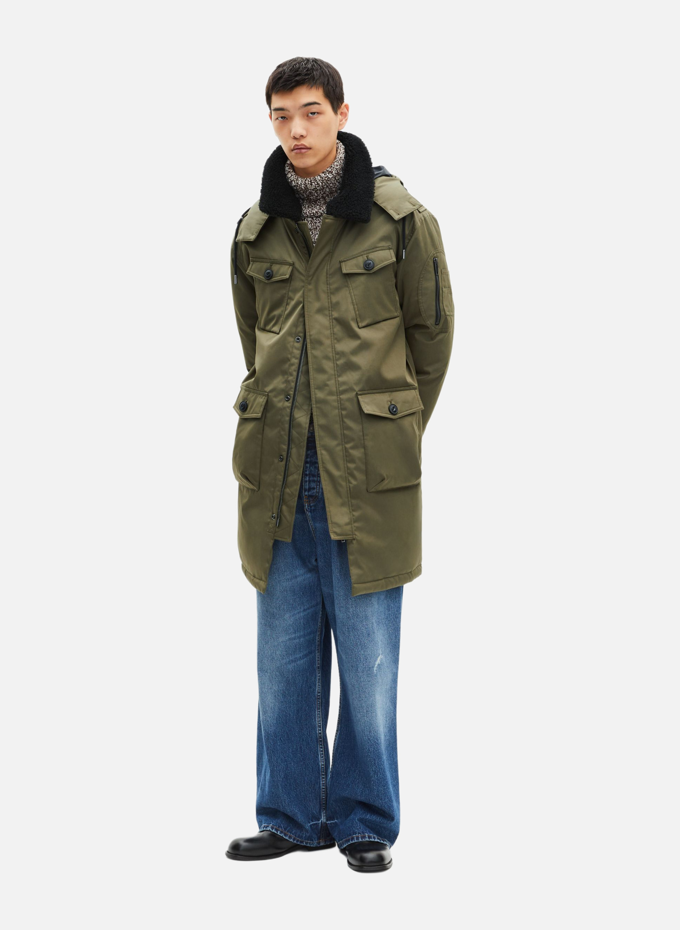 Parka avec col sherpa THE KOOPLES Vert